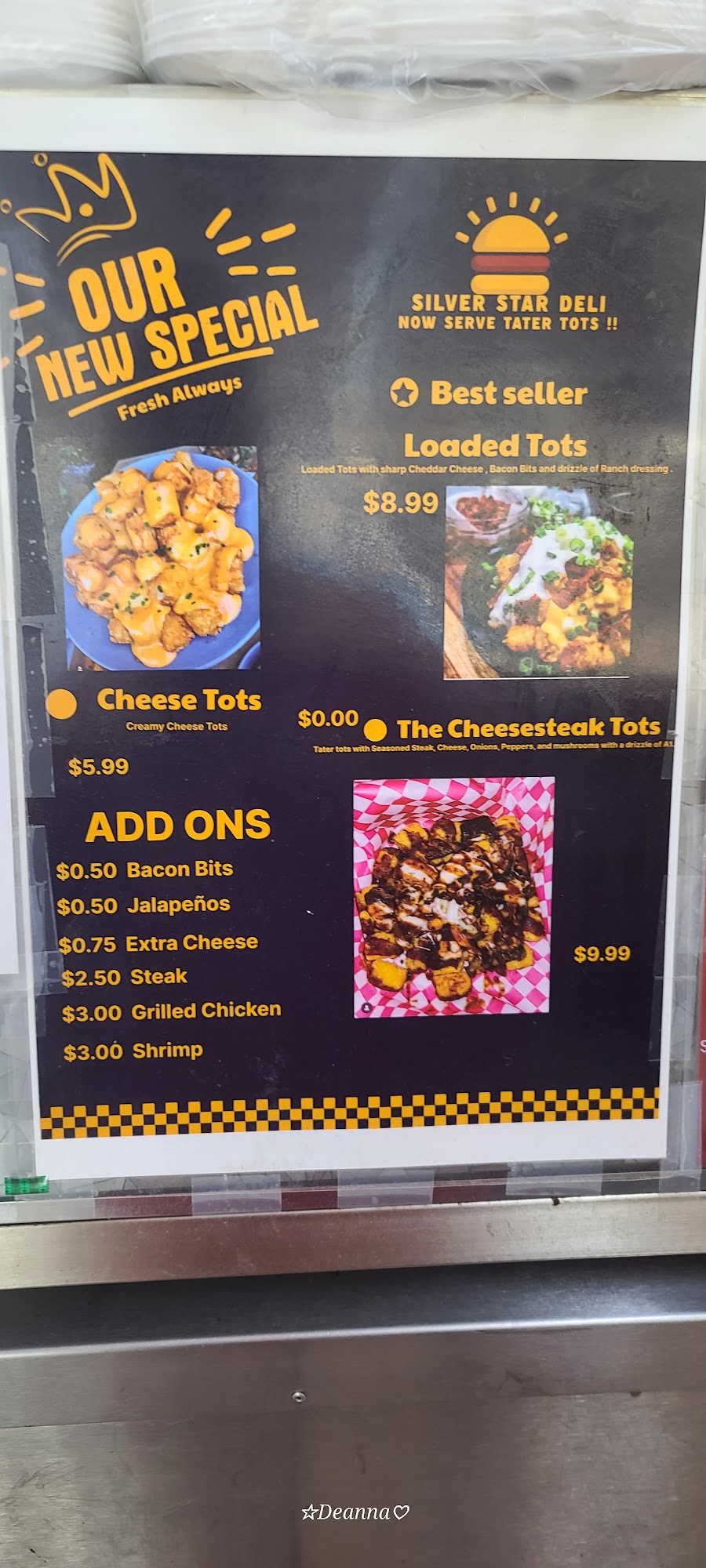 Silver Star Deli Menu