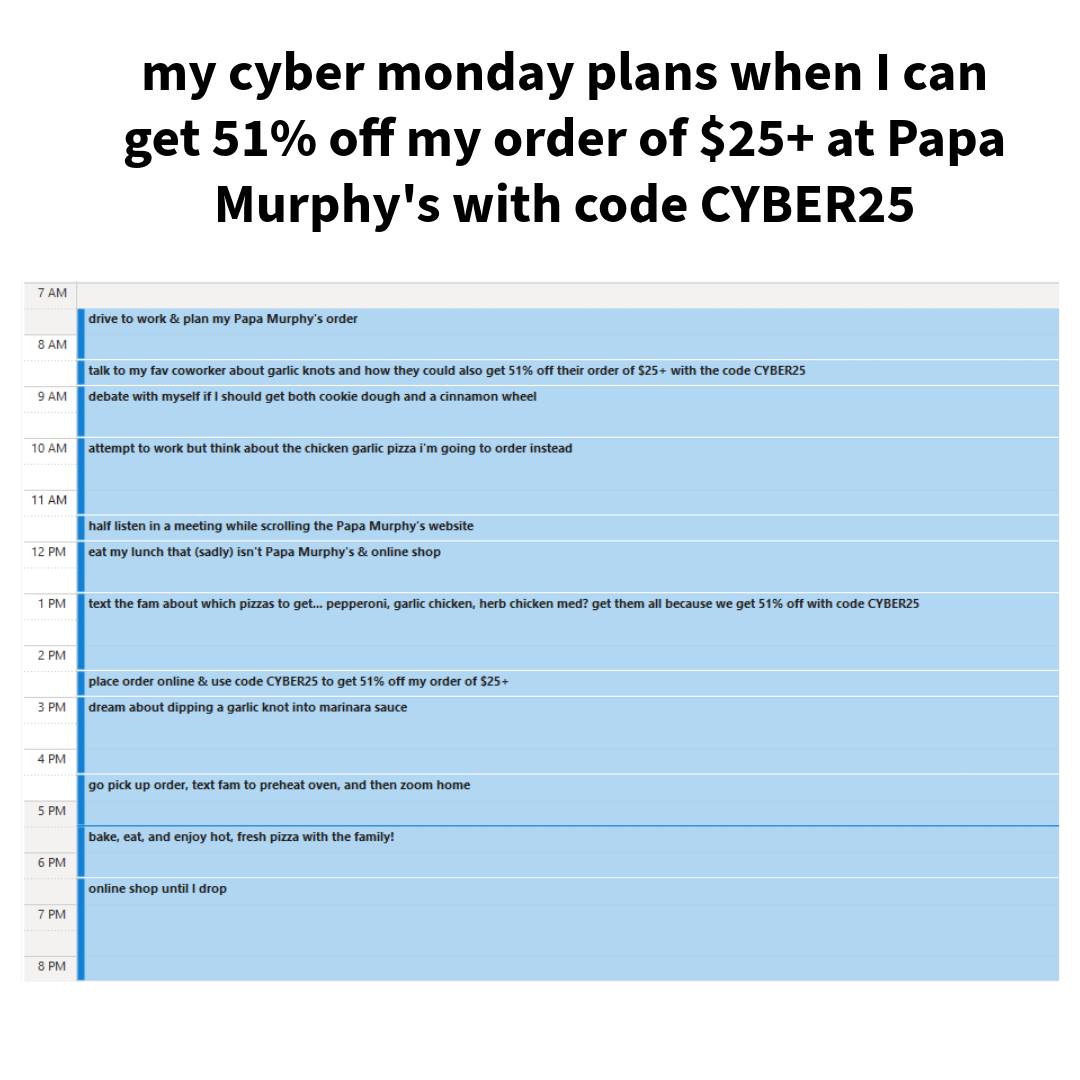 Papa Murphy's | Take 'N' Bake Pizza Menu