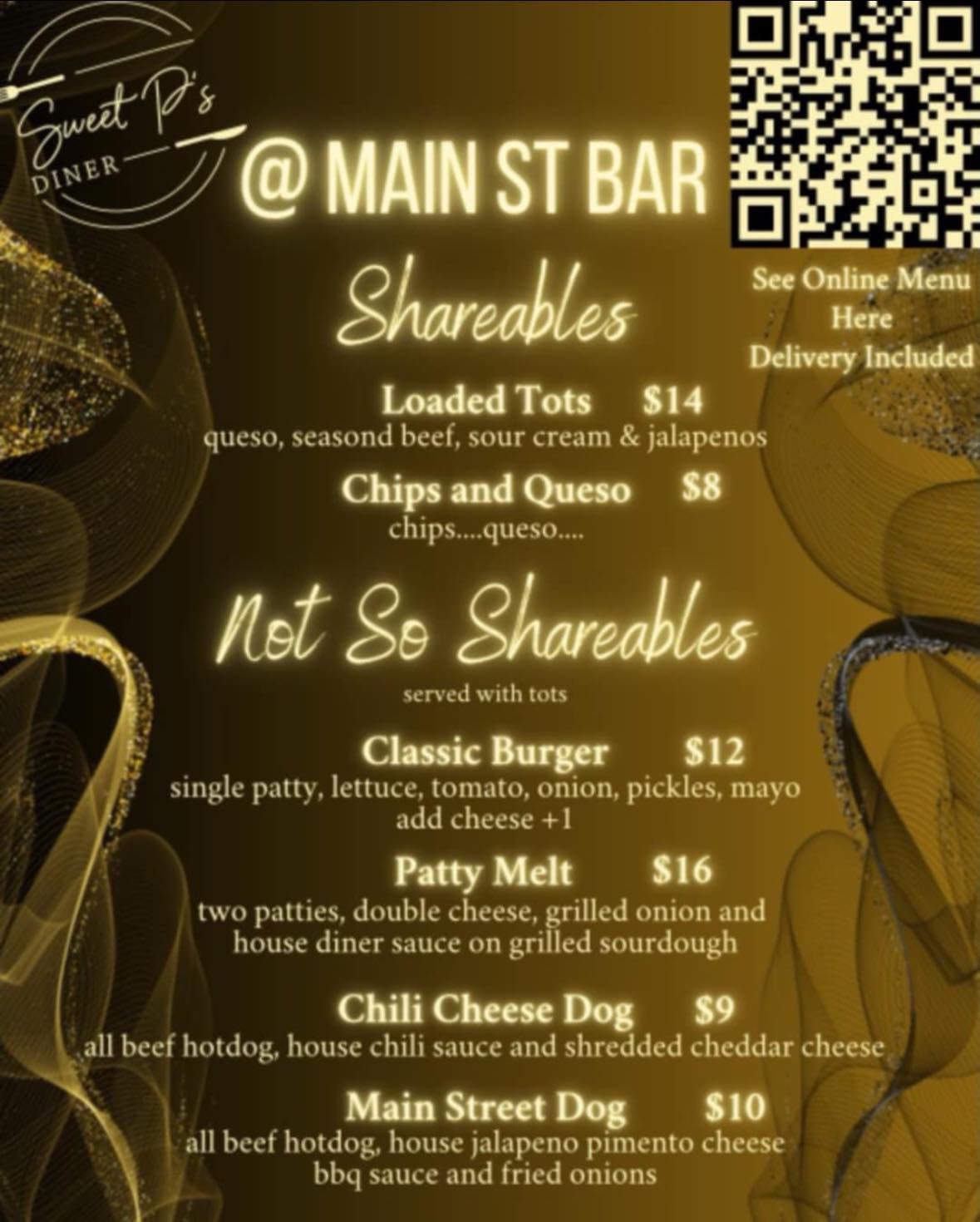 Main St. Bar Menu
