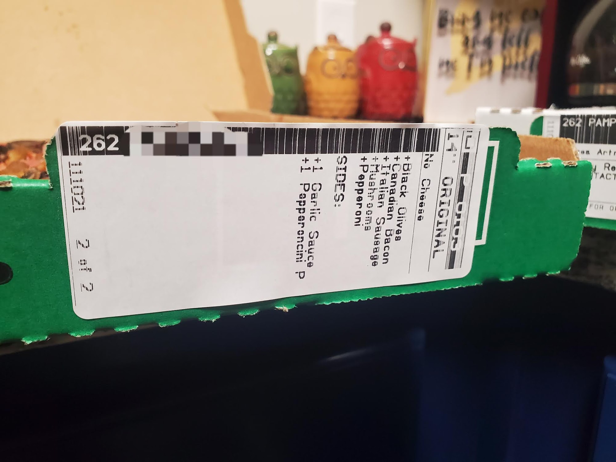 Papa Johns Pizza Menu