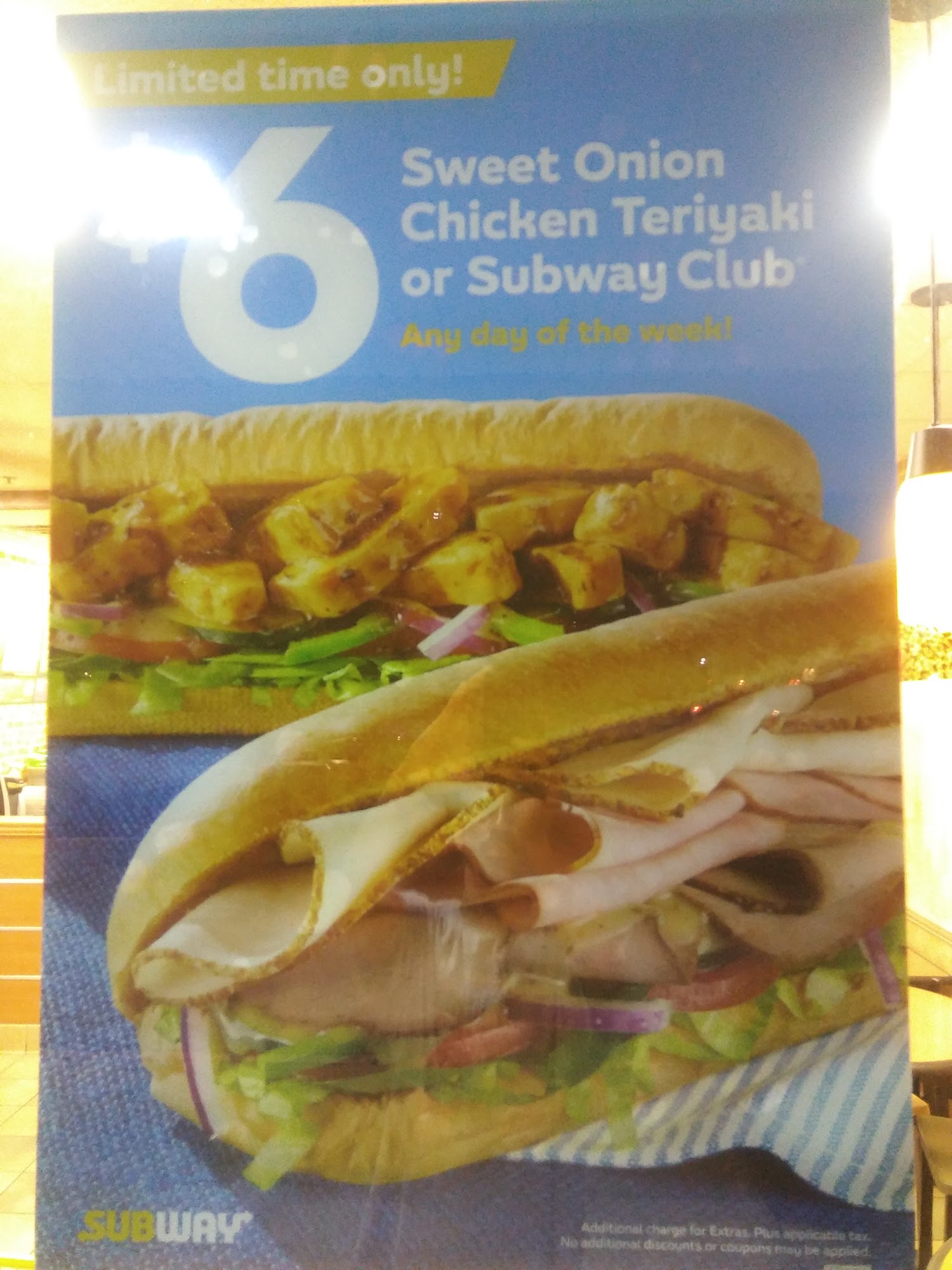 Subway Menu