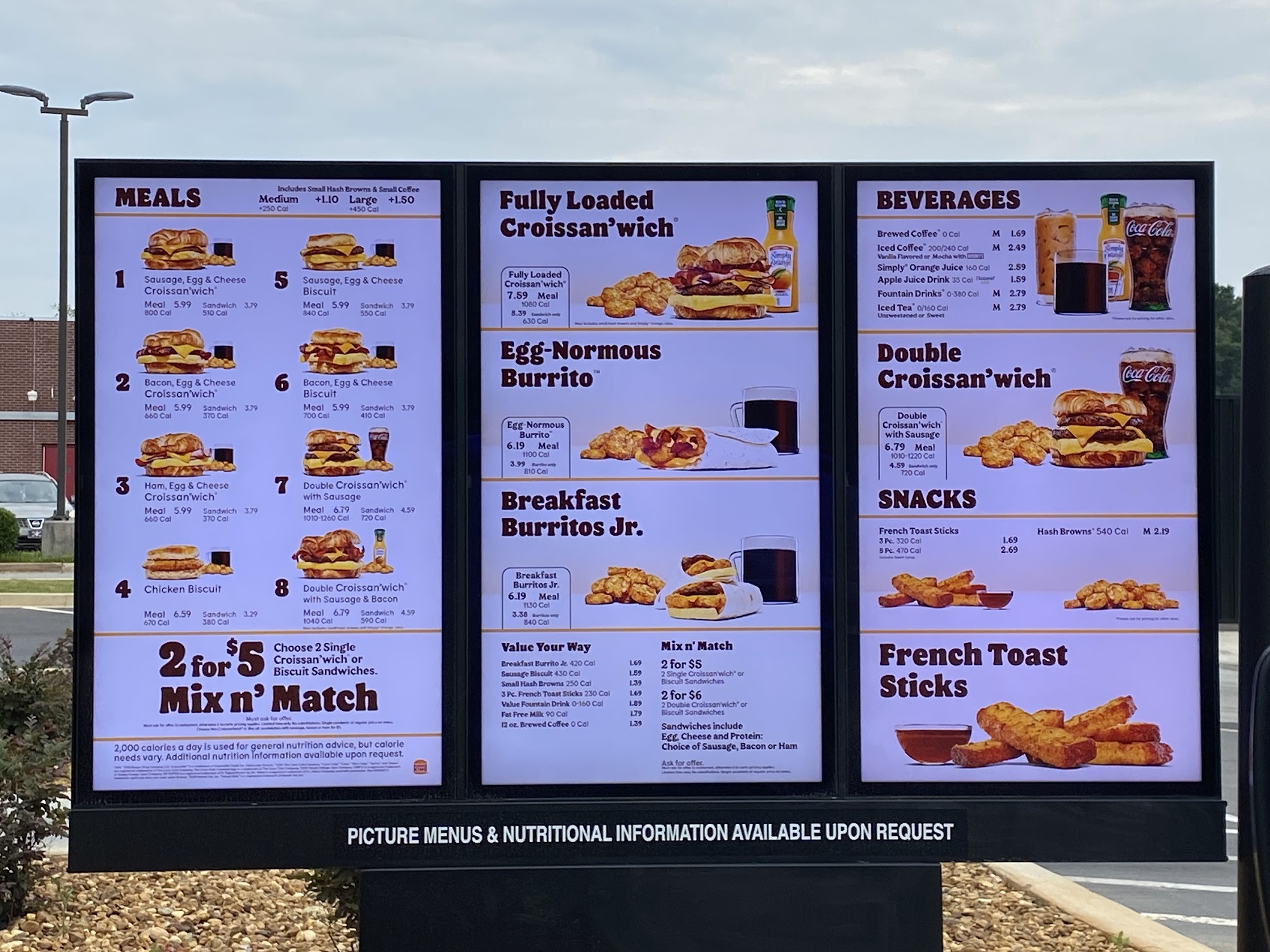 Burger King Menu