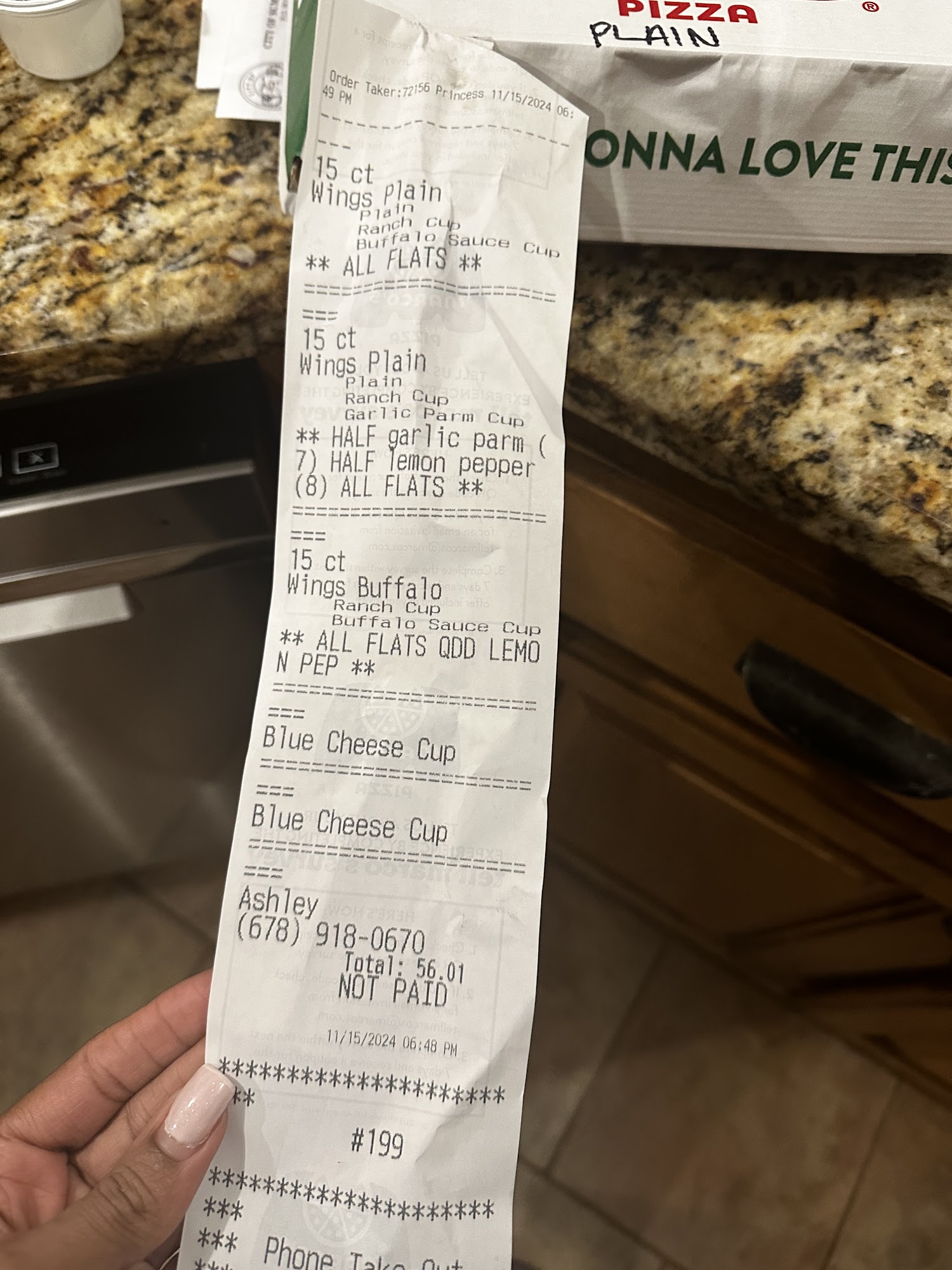 Marco's Pizza Menu