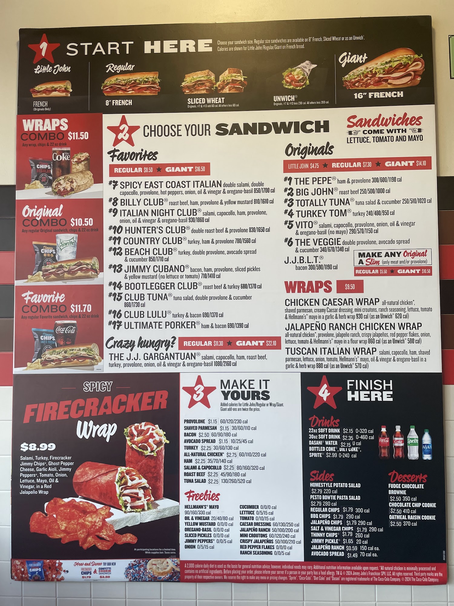 Jimmy John's Menu
