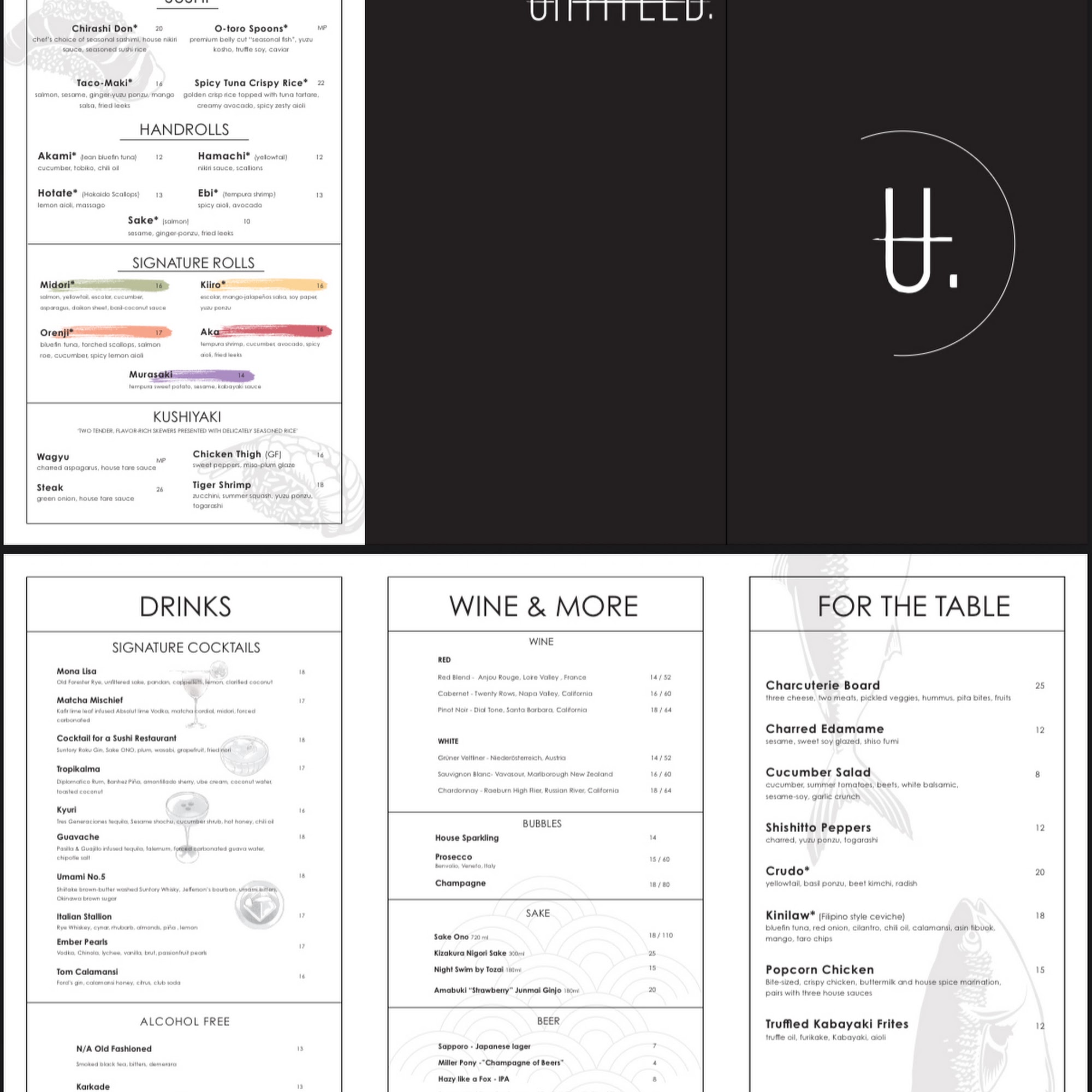 Untitled. Menu