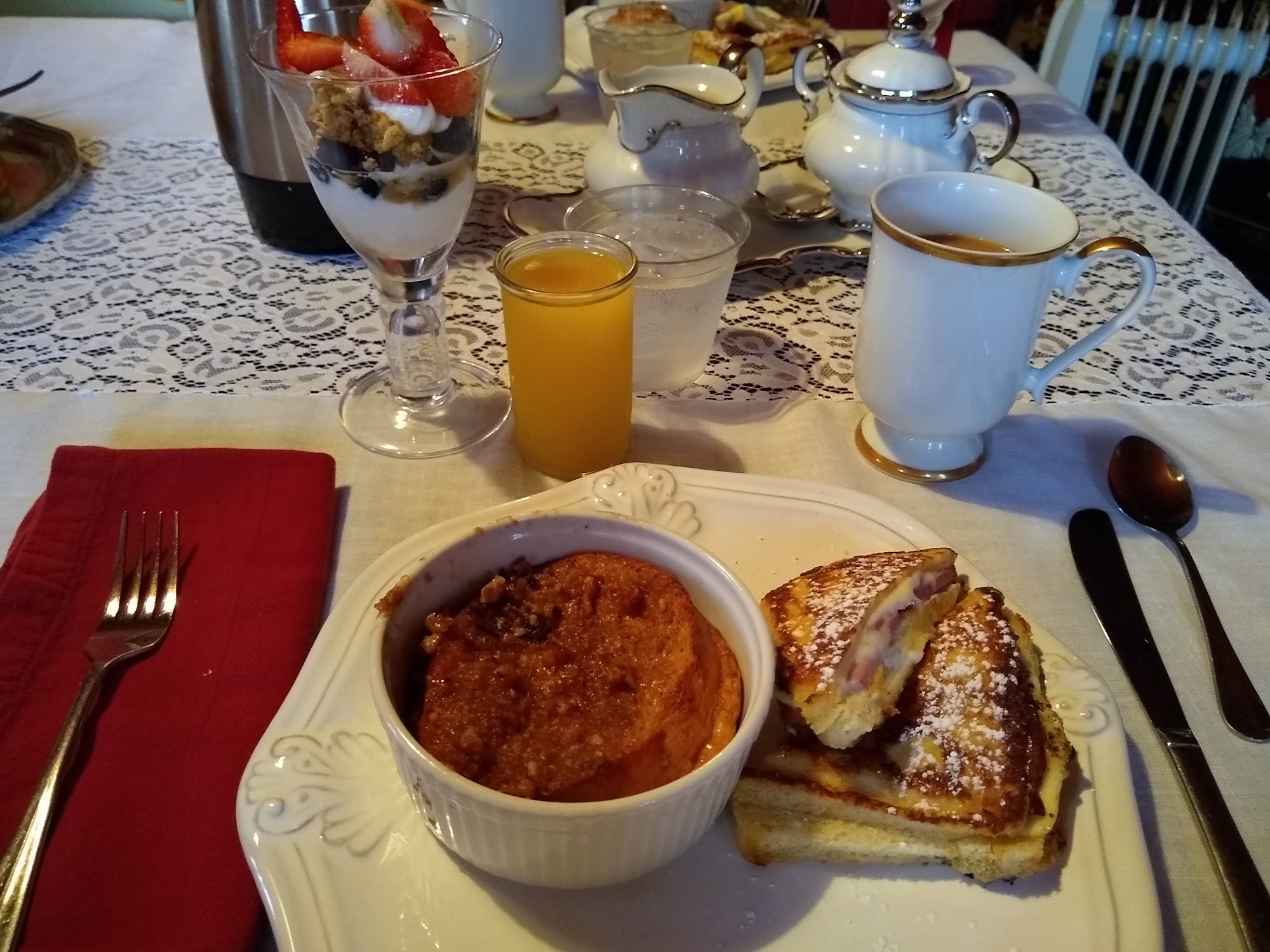 Georgia's Bed & Breakfast Menu