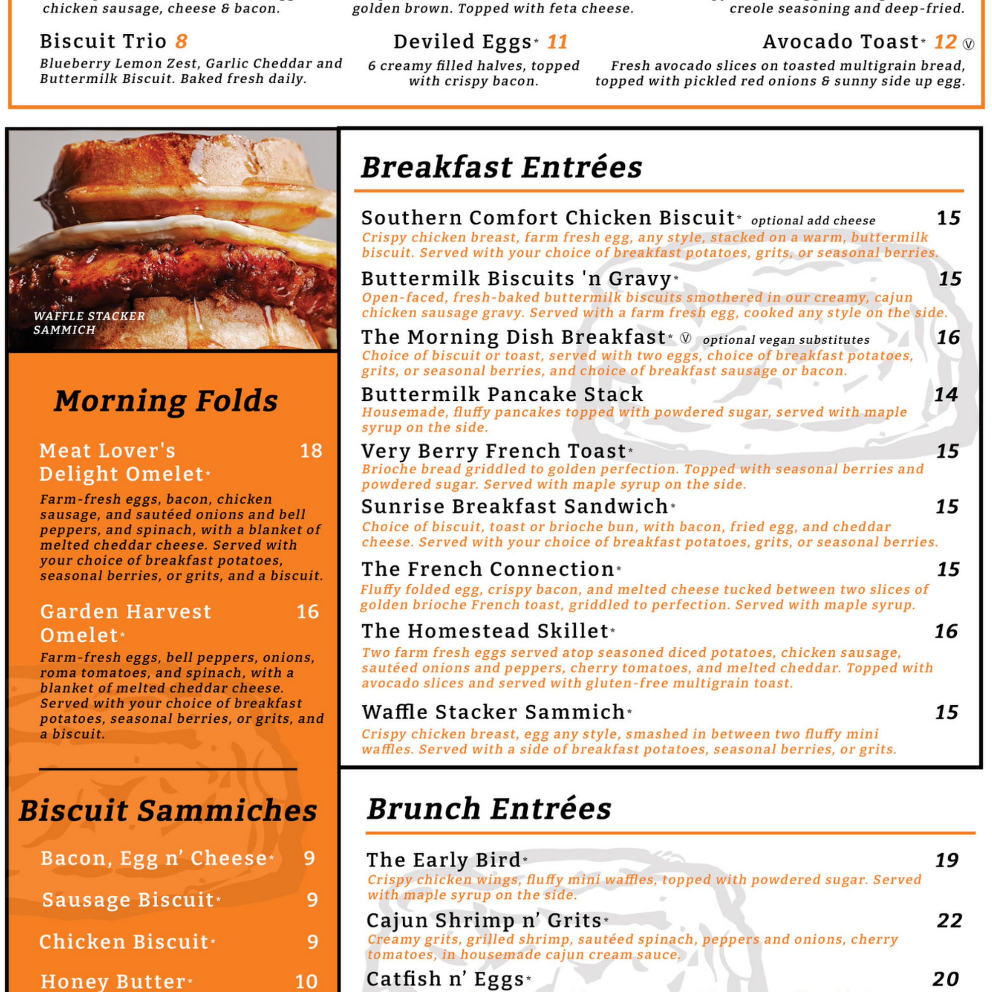 Buttermilk Biscuit Menu