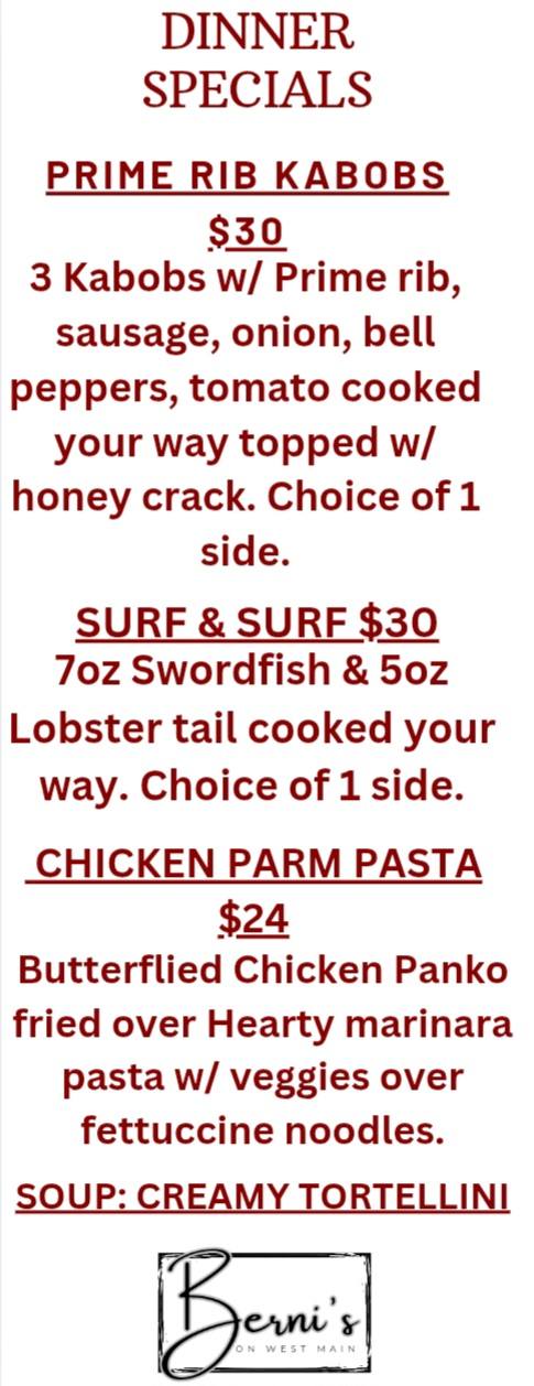 Clifton´S Country Diner Breakfast & Lunch Menu