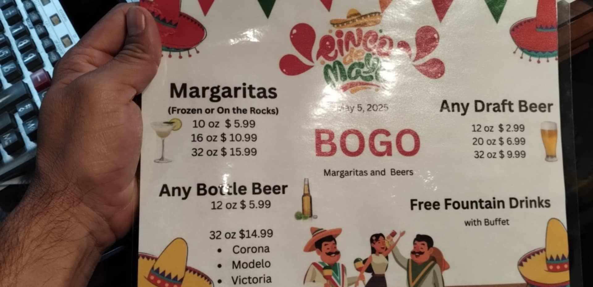 El Caballo Menu
