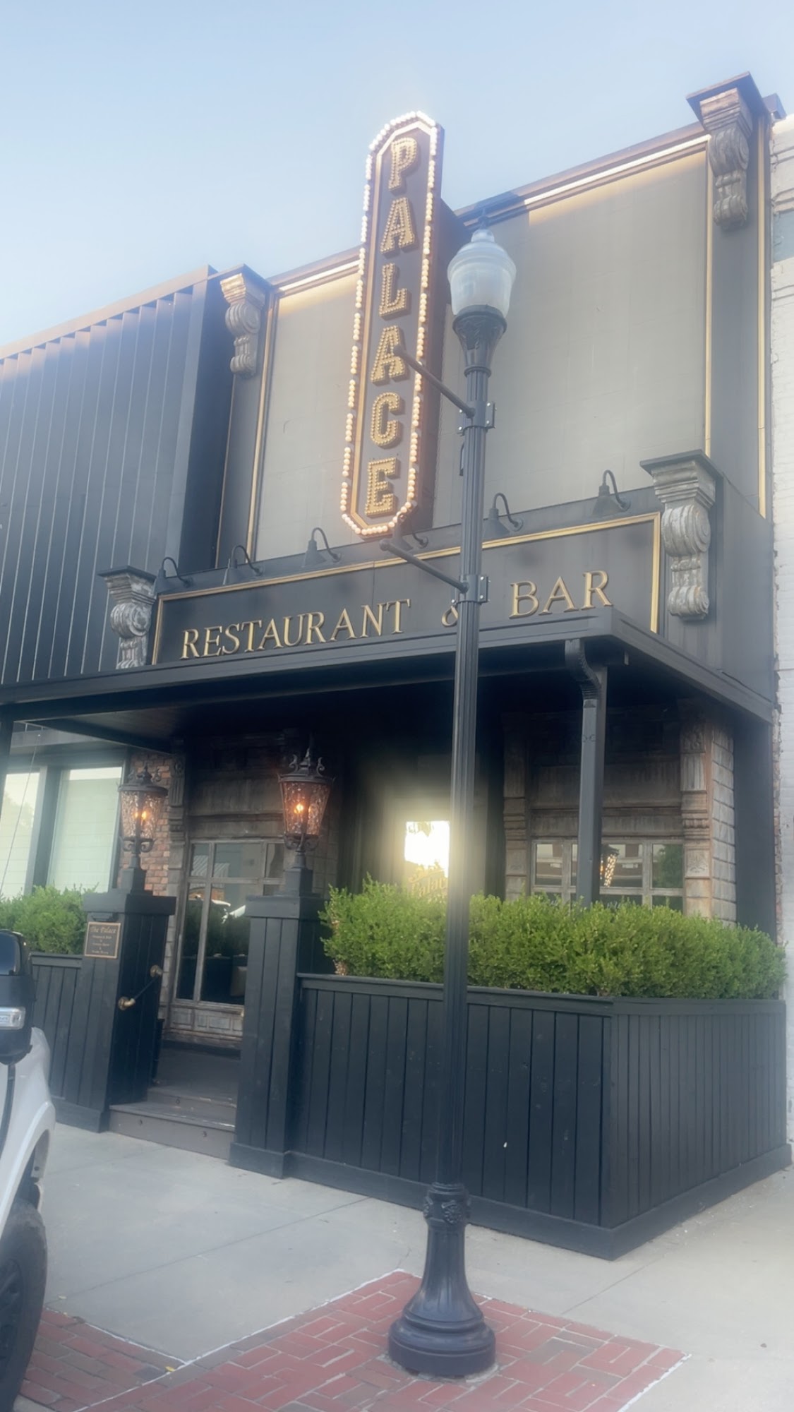 The Palace Restaurant & Bar Menu