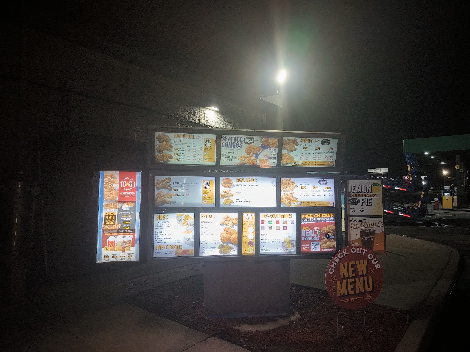 Church's Texas Chicken Menu