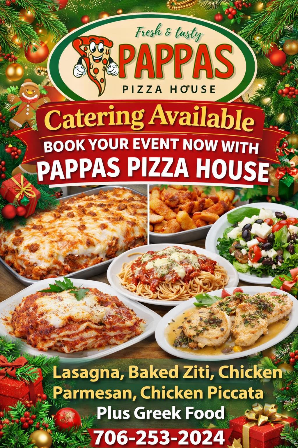 Pappas pizza house 4940 Chamblee Tucker Rd, Tucker