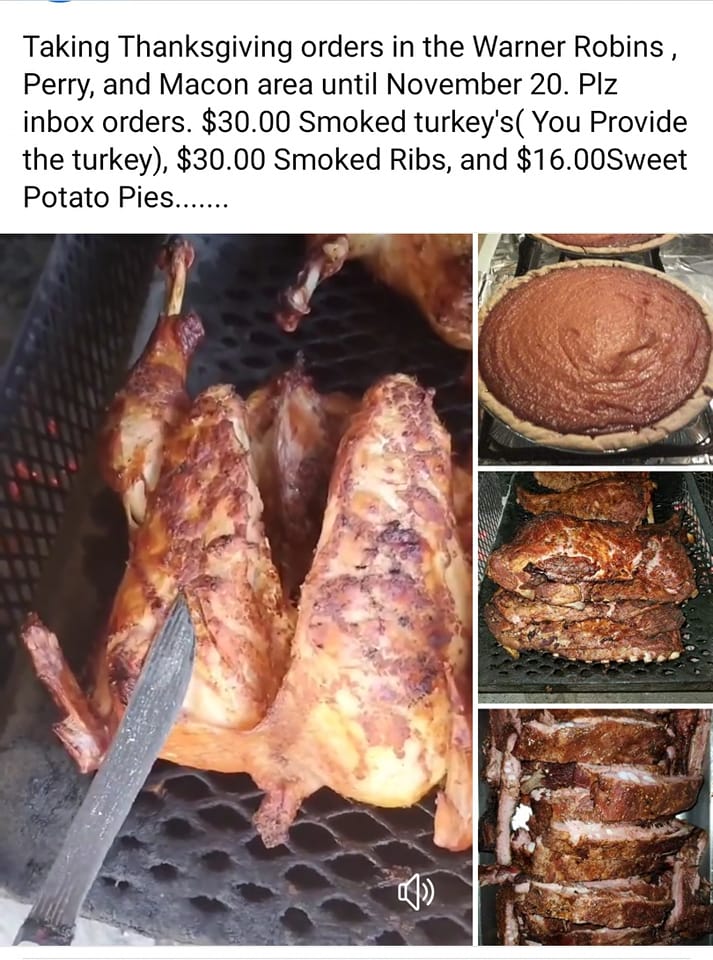 Bryant's Barbeque Pit Menu