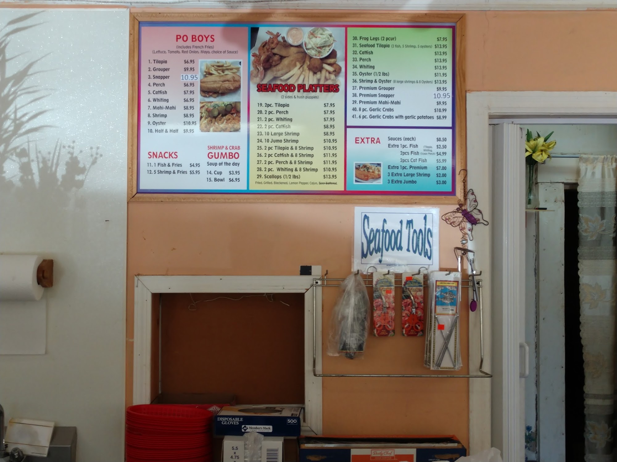 Gulf Seafood Market Menu