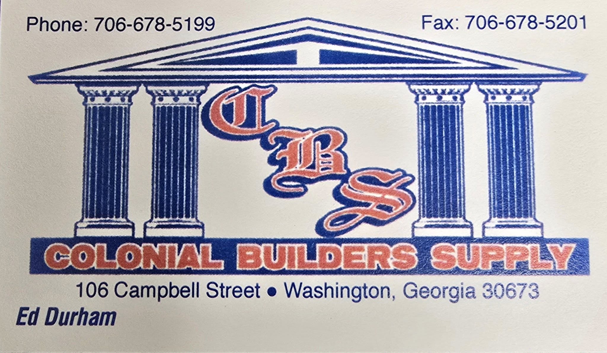 Colonial Builders Supplies