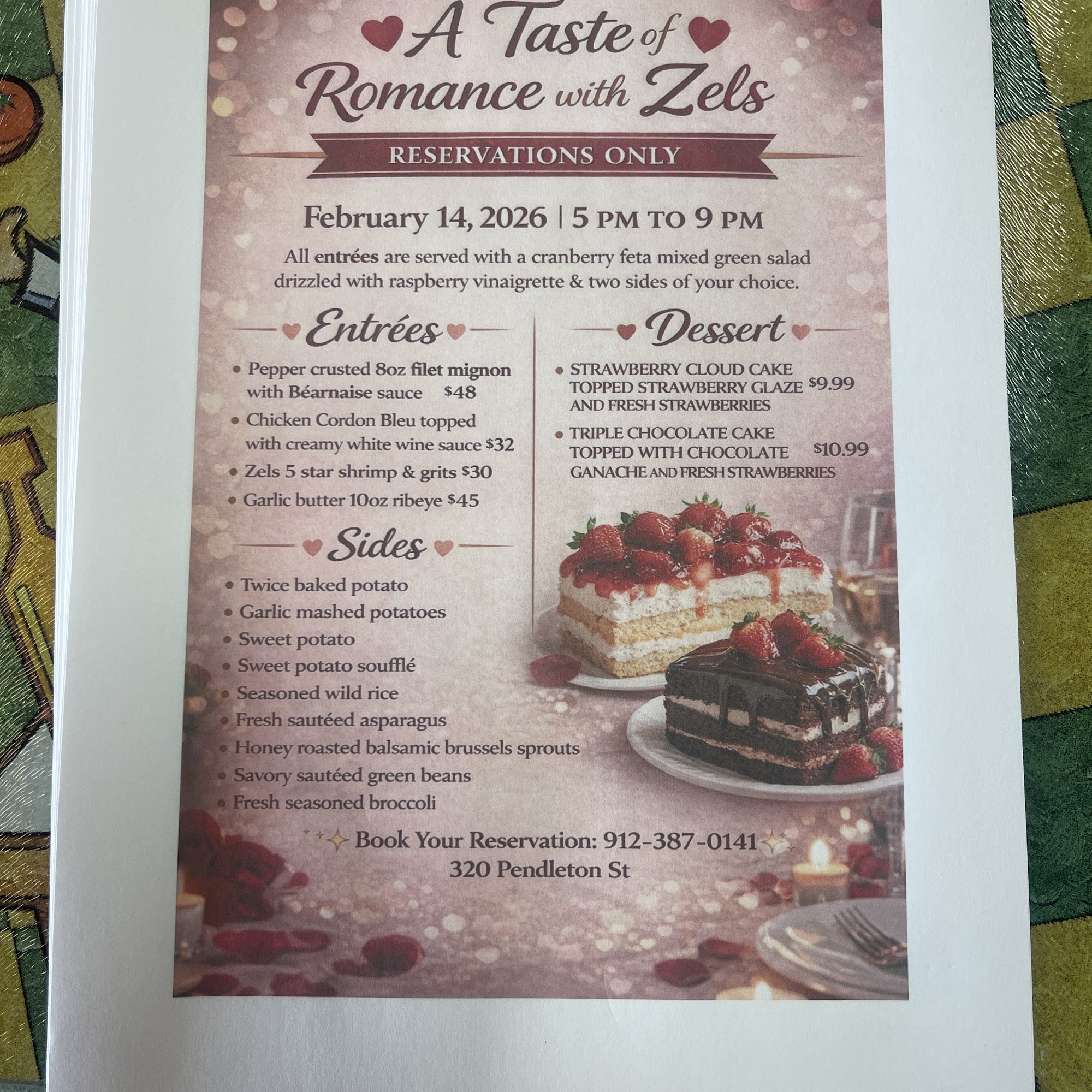 Zels Menu