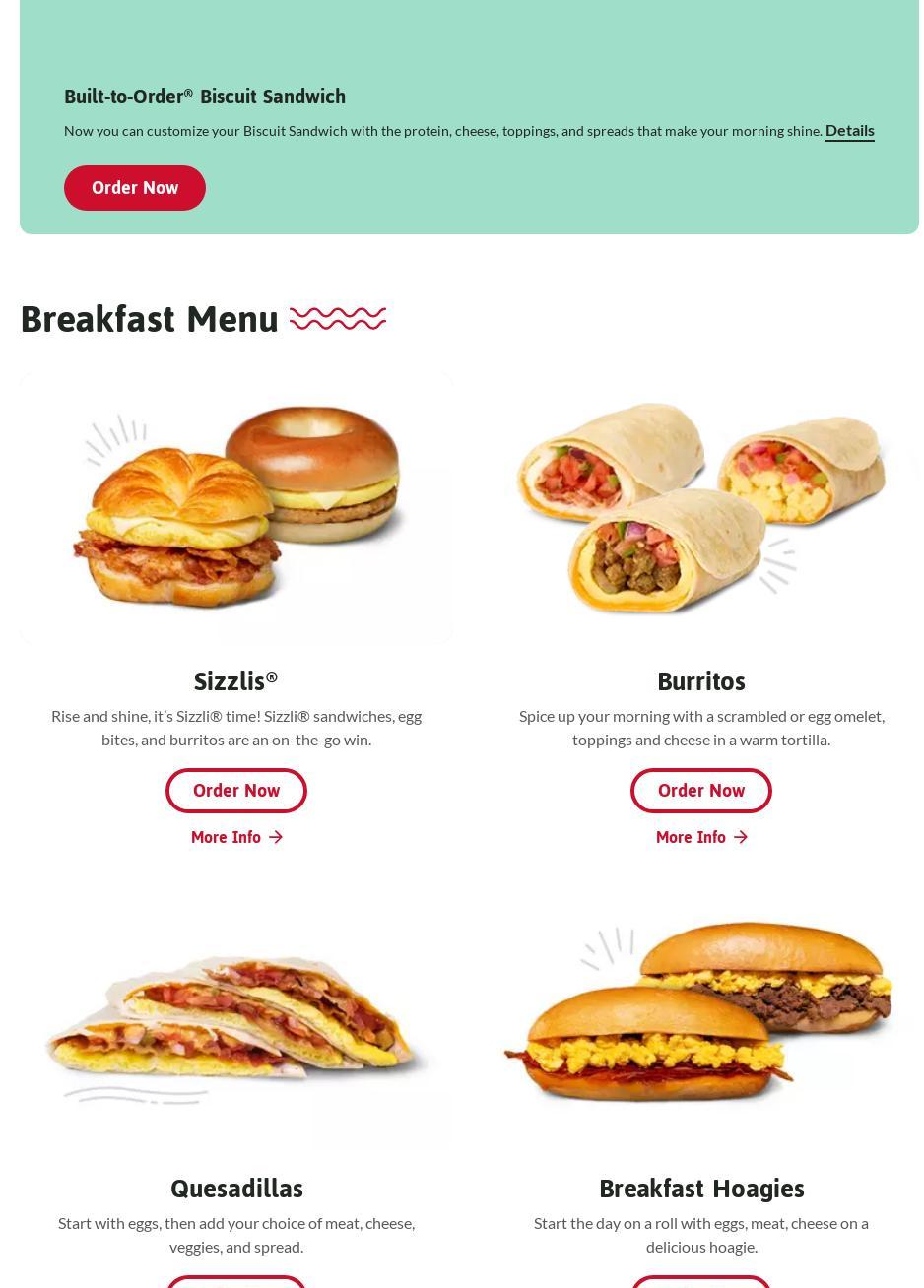 Wawa Menu
