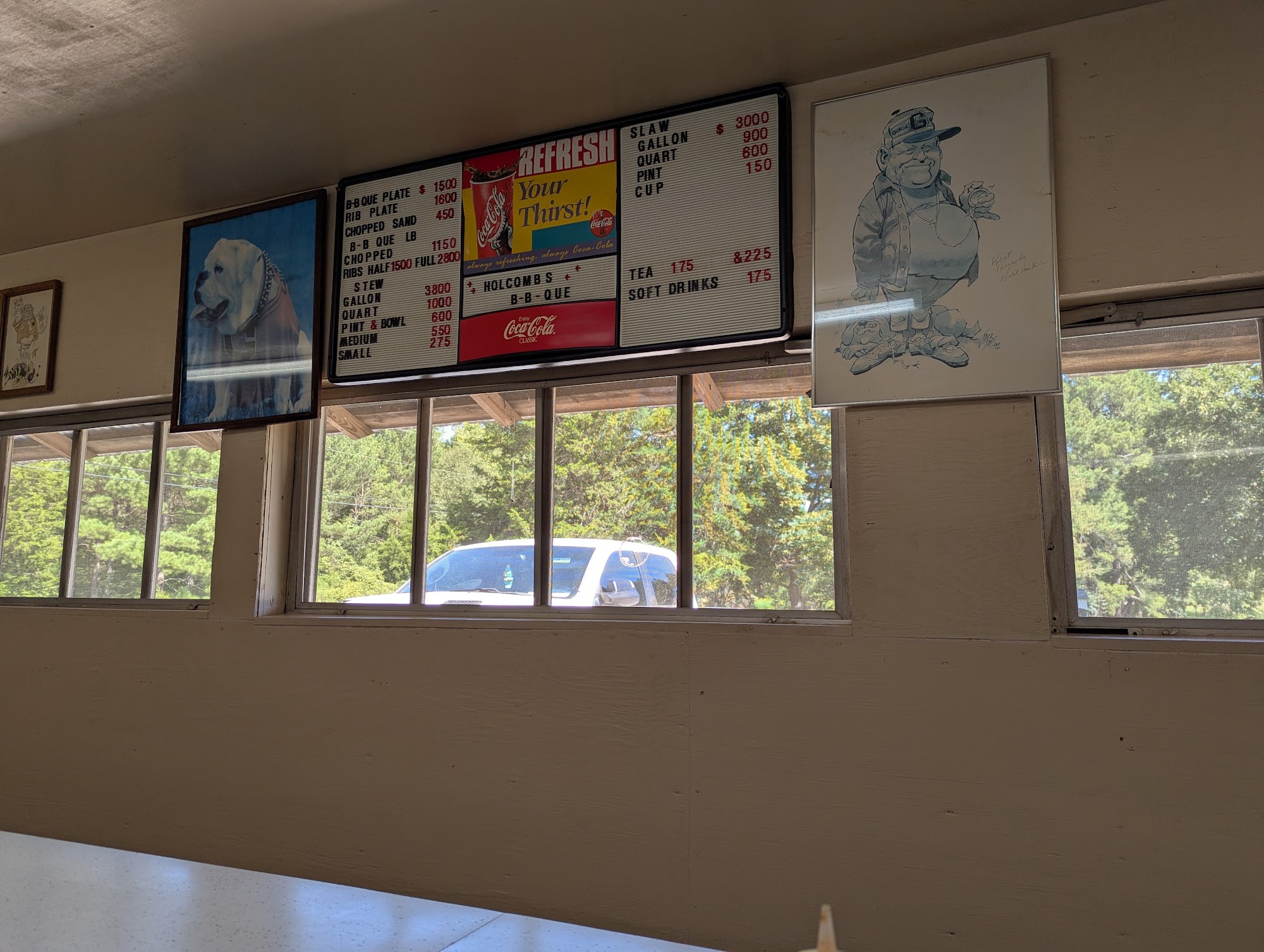 Holcomb's Barbeque Inc Menu
