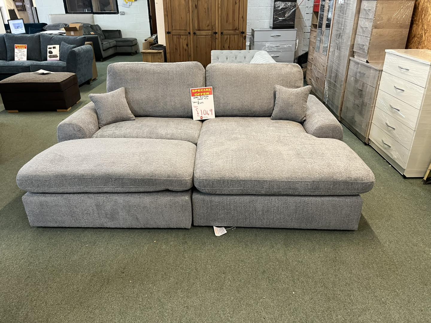 The furniture warehouse