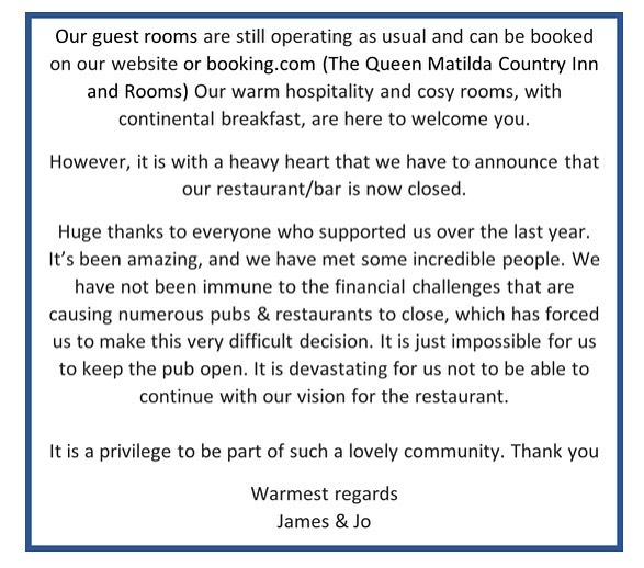 Queen Matilda Country Inn & Rooms