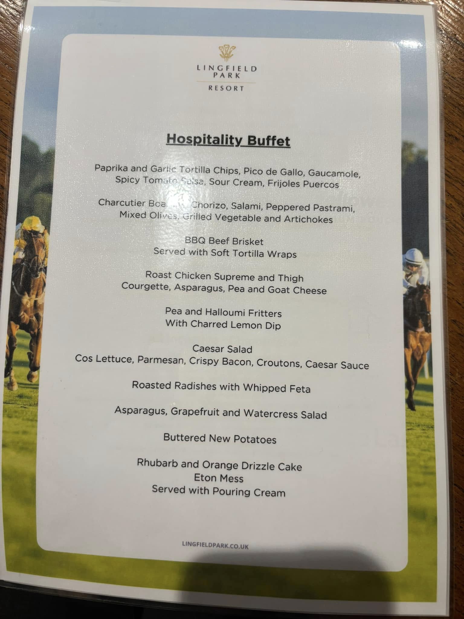 Man on the Moon Menu