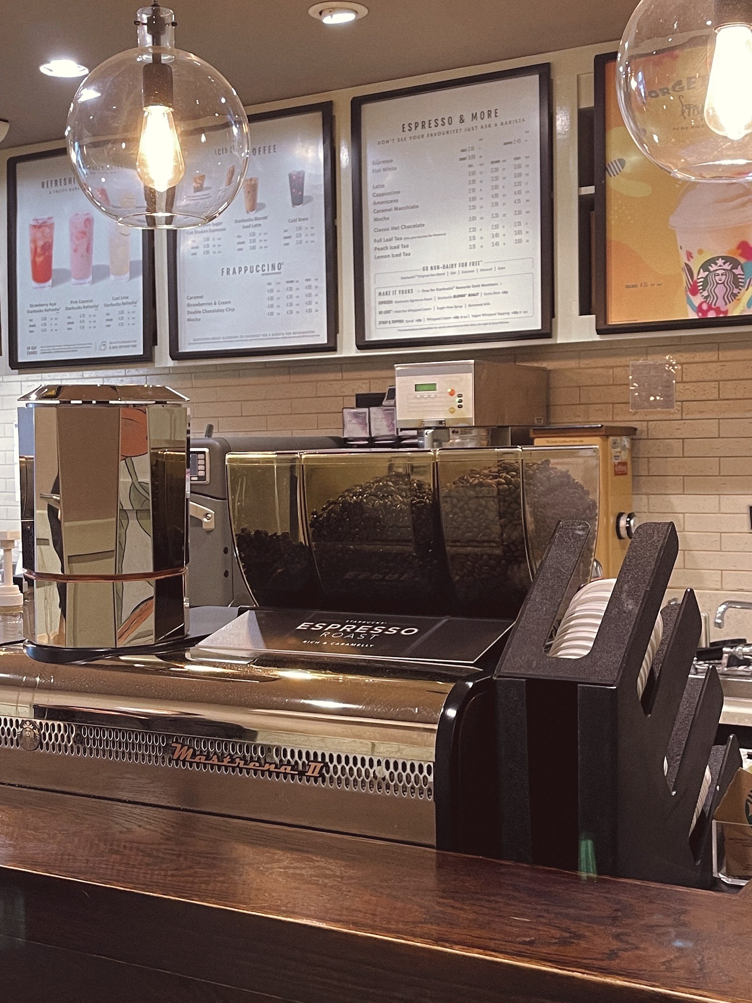 Starbucks Coffee Menu