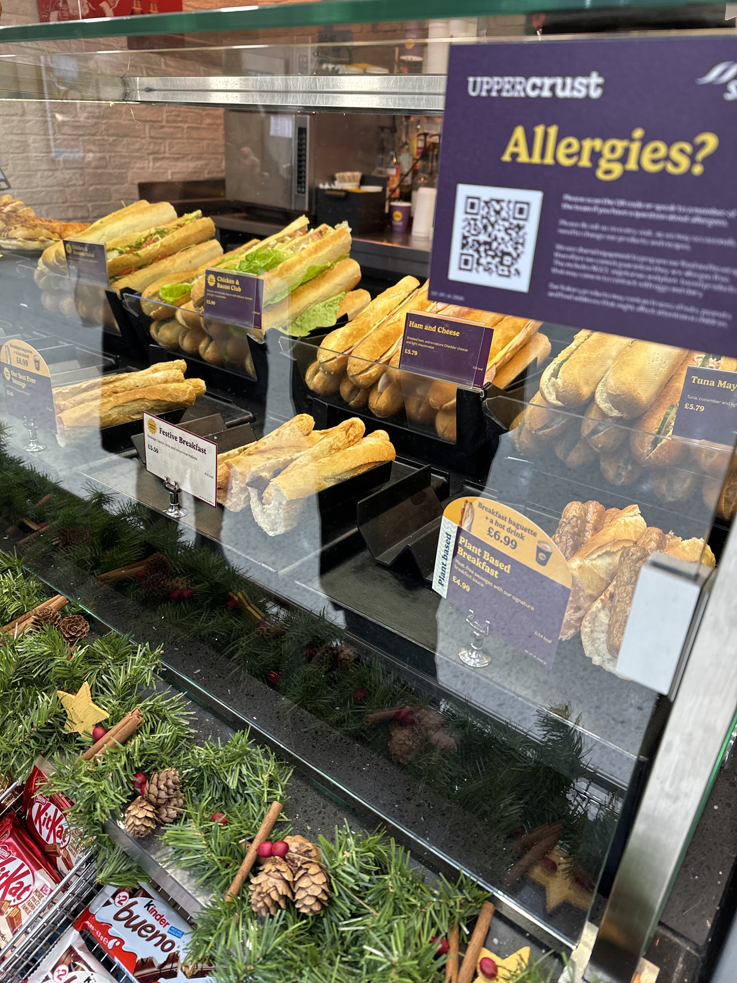 Upper Crust Charing Cross Menu