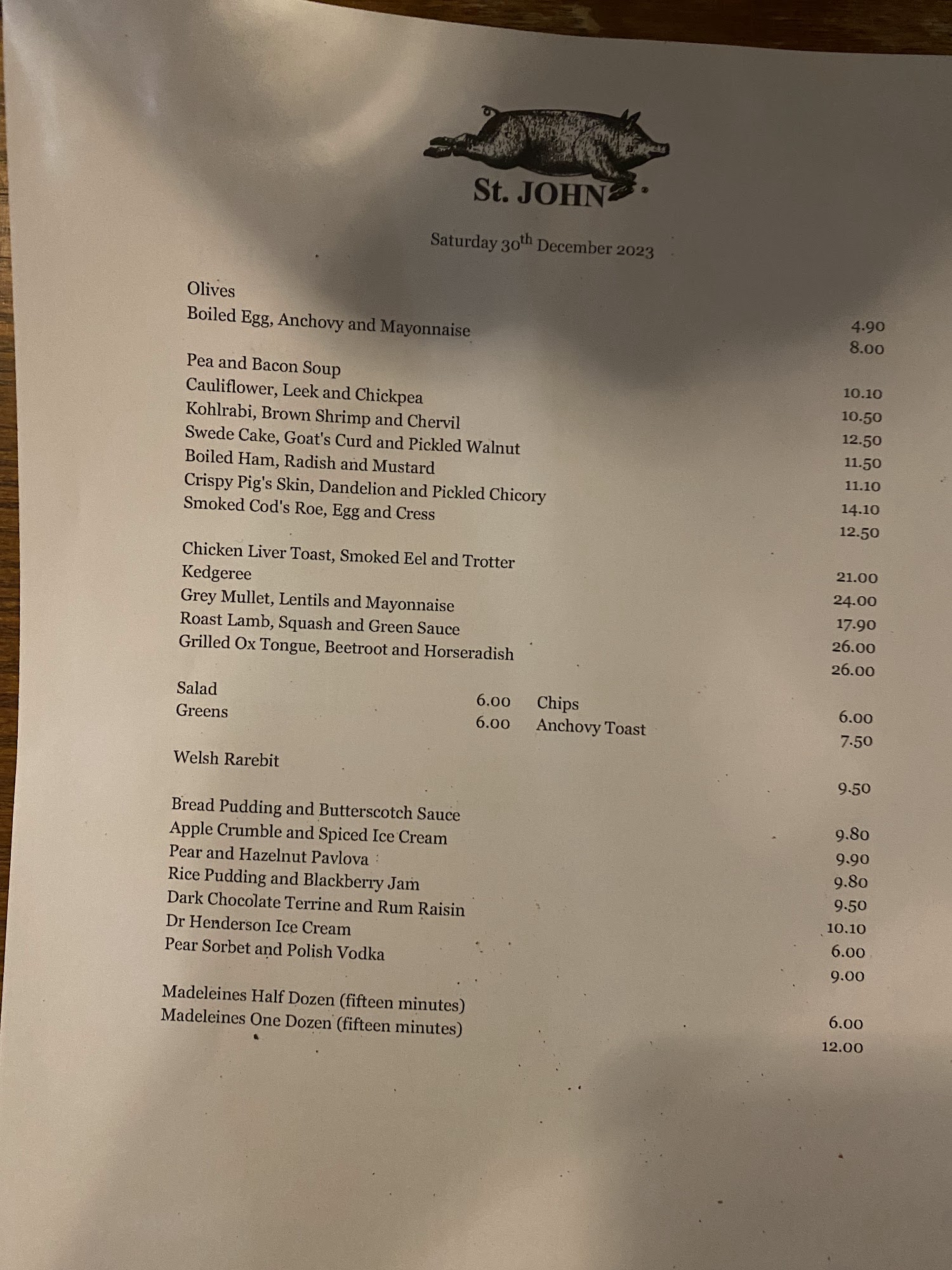 St John Bread and Wine