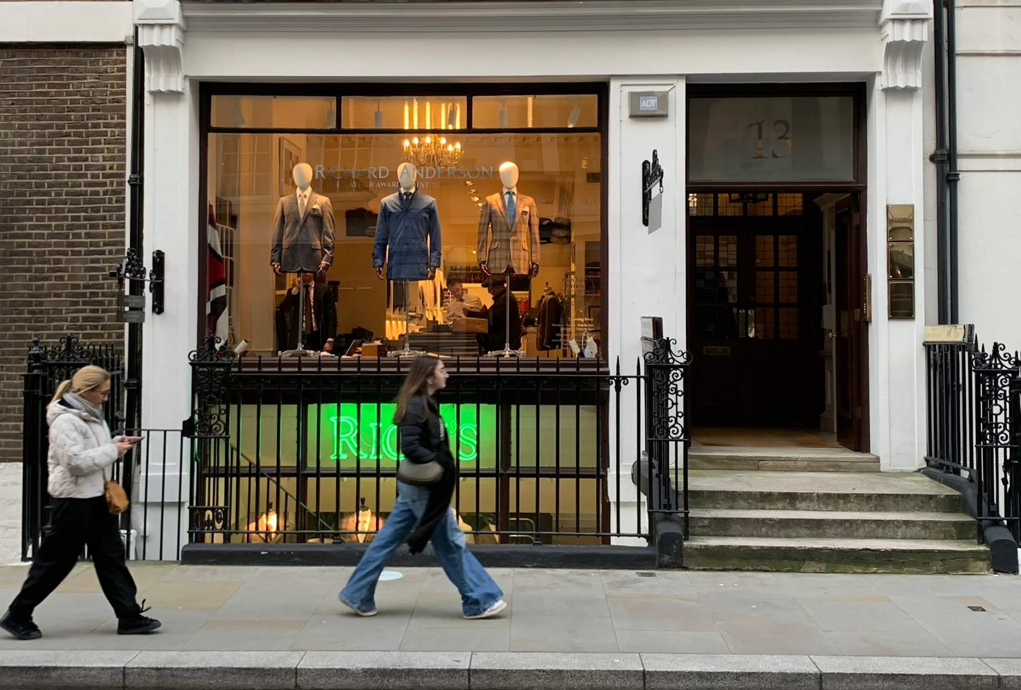 Richard Anderson Ltd 13 Savile Row, London