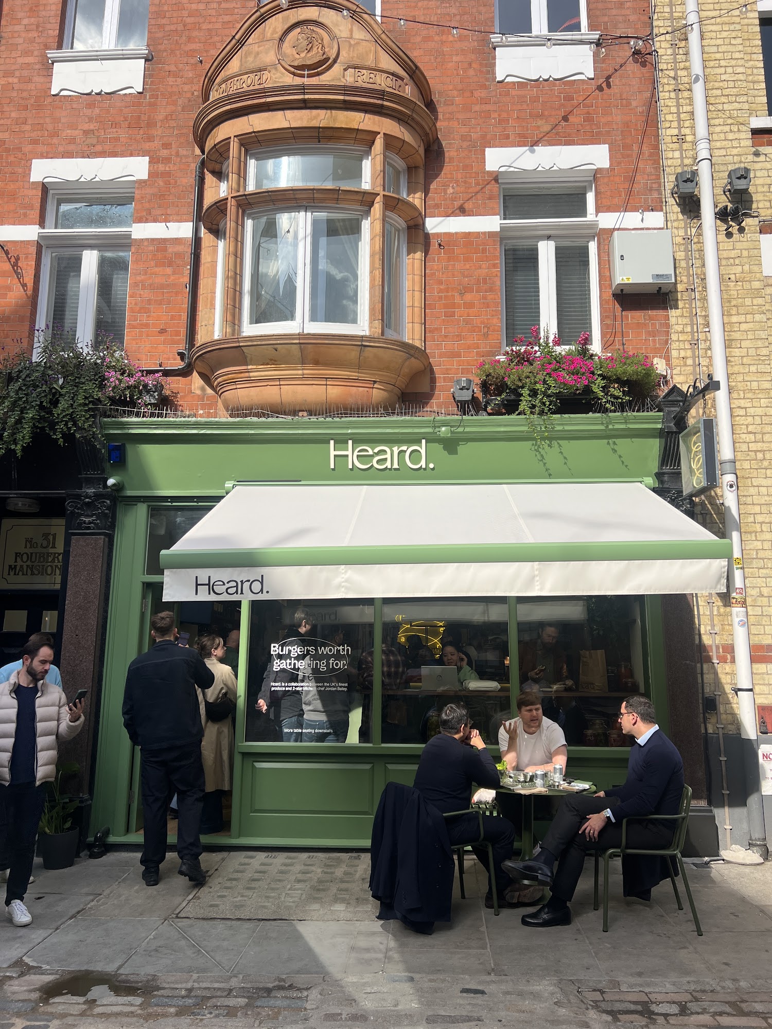 Heard. Burger Soho 31 Foubert's Pl, London
