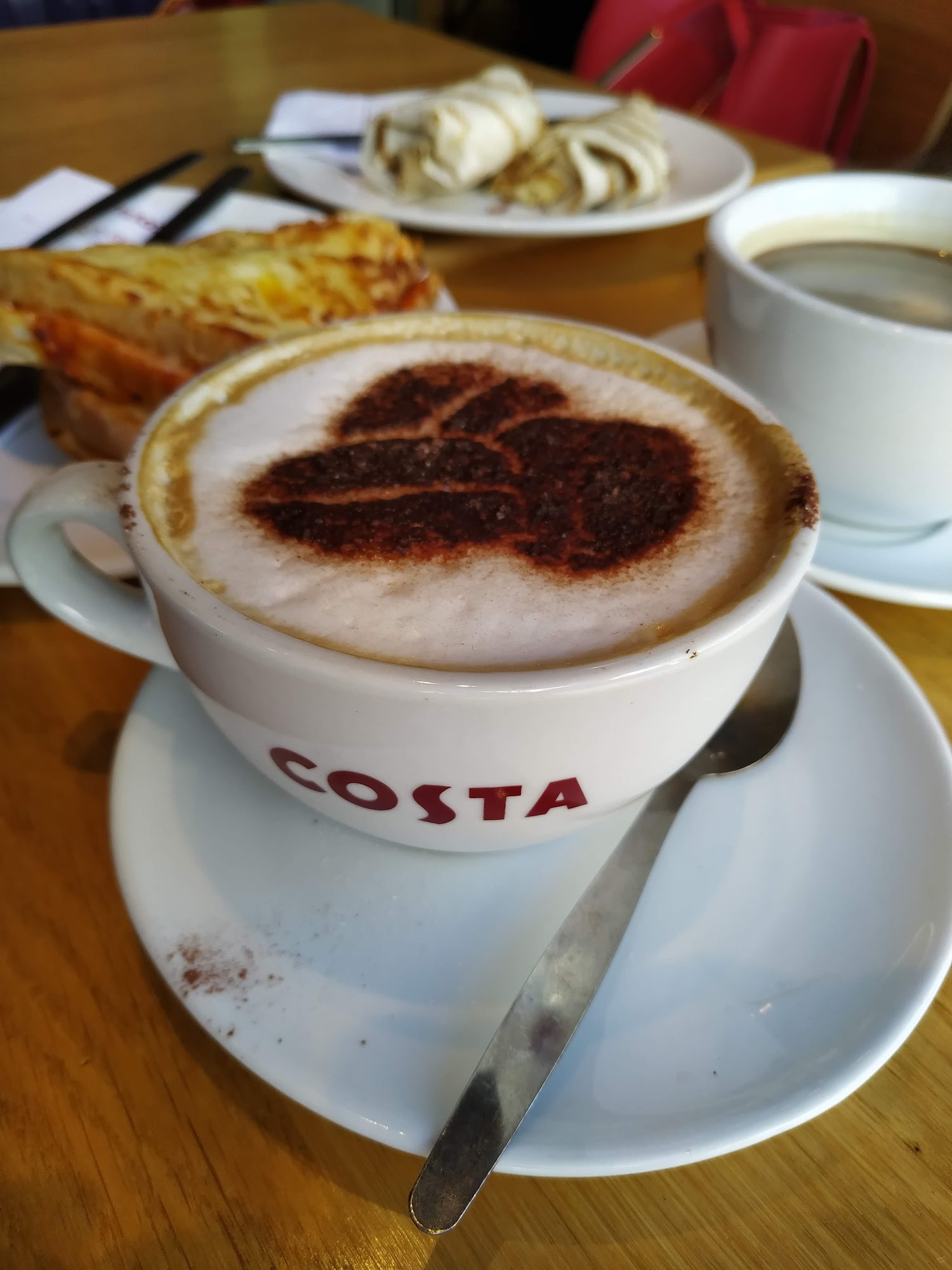 Costa Coffee Menu