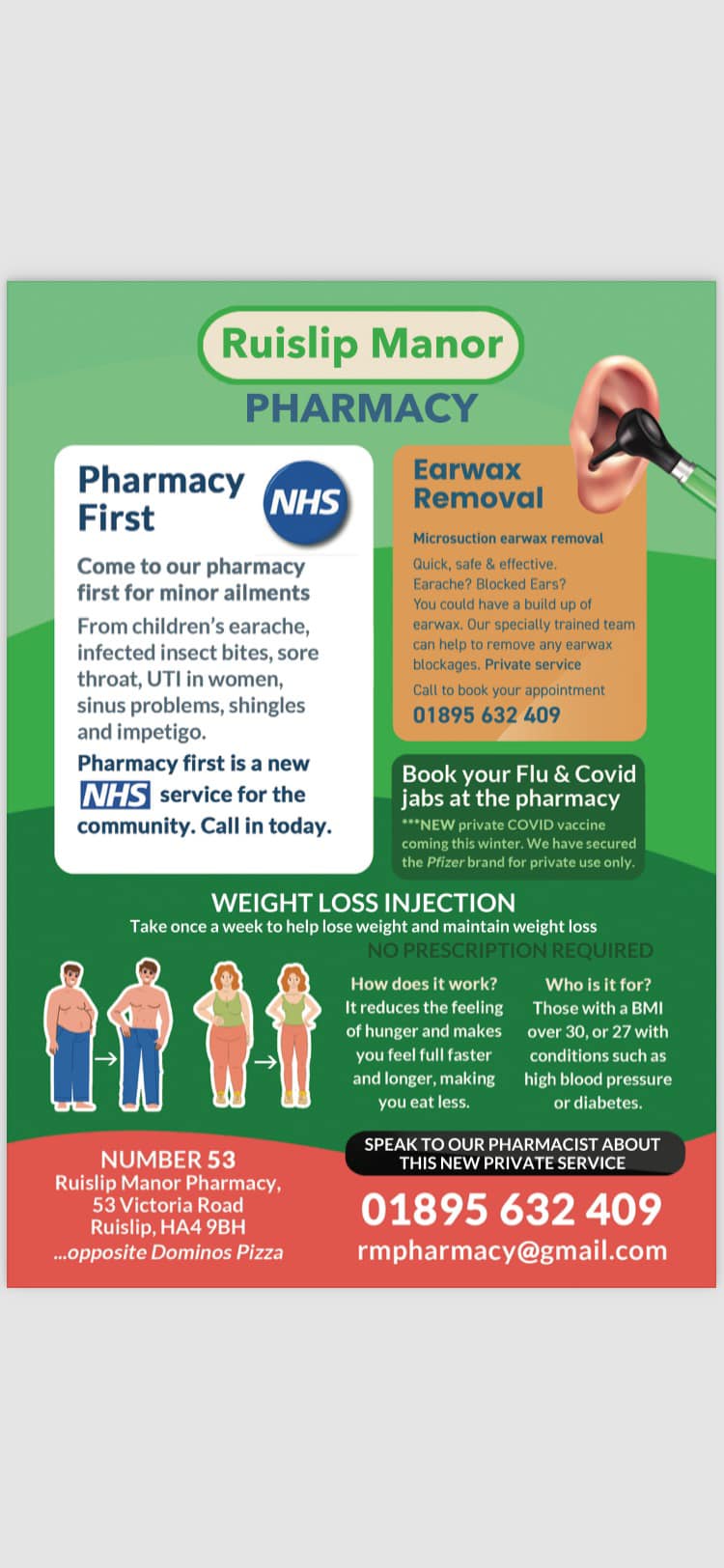 Ruislip Manor Pharmacy & Travel Clinic