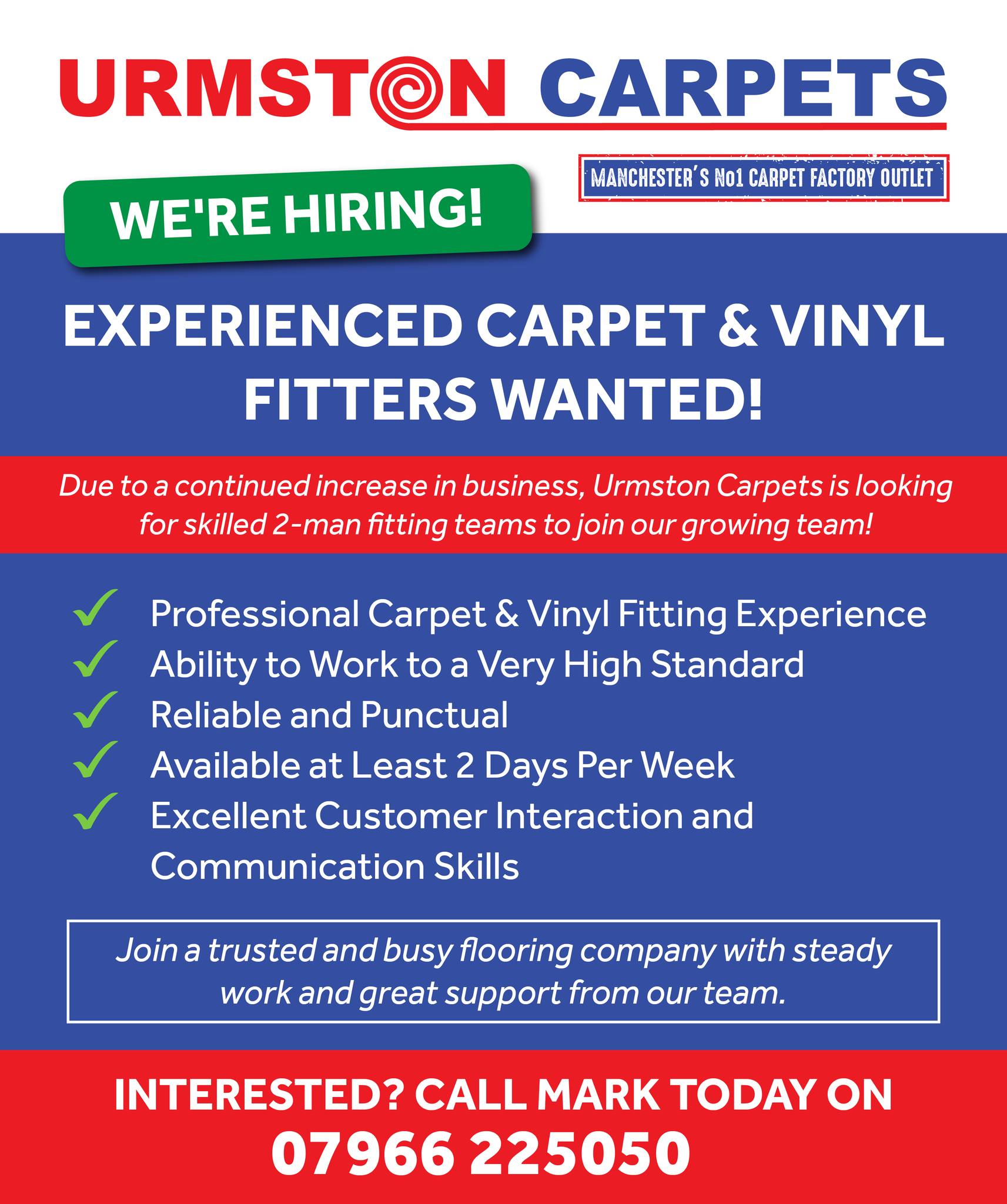 Urmston Carpets | Manchester Carpet Factory Outlet Store