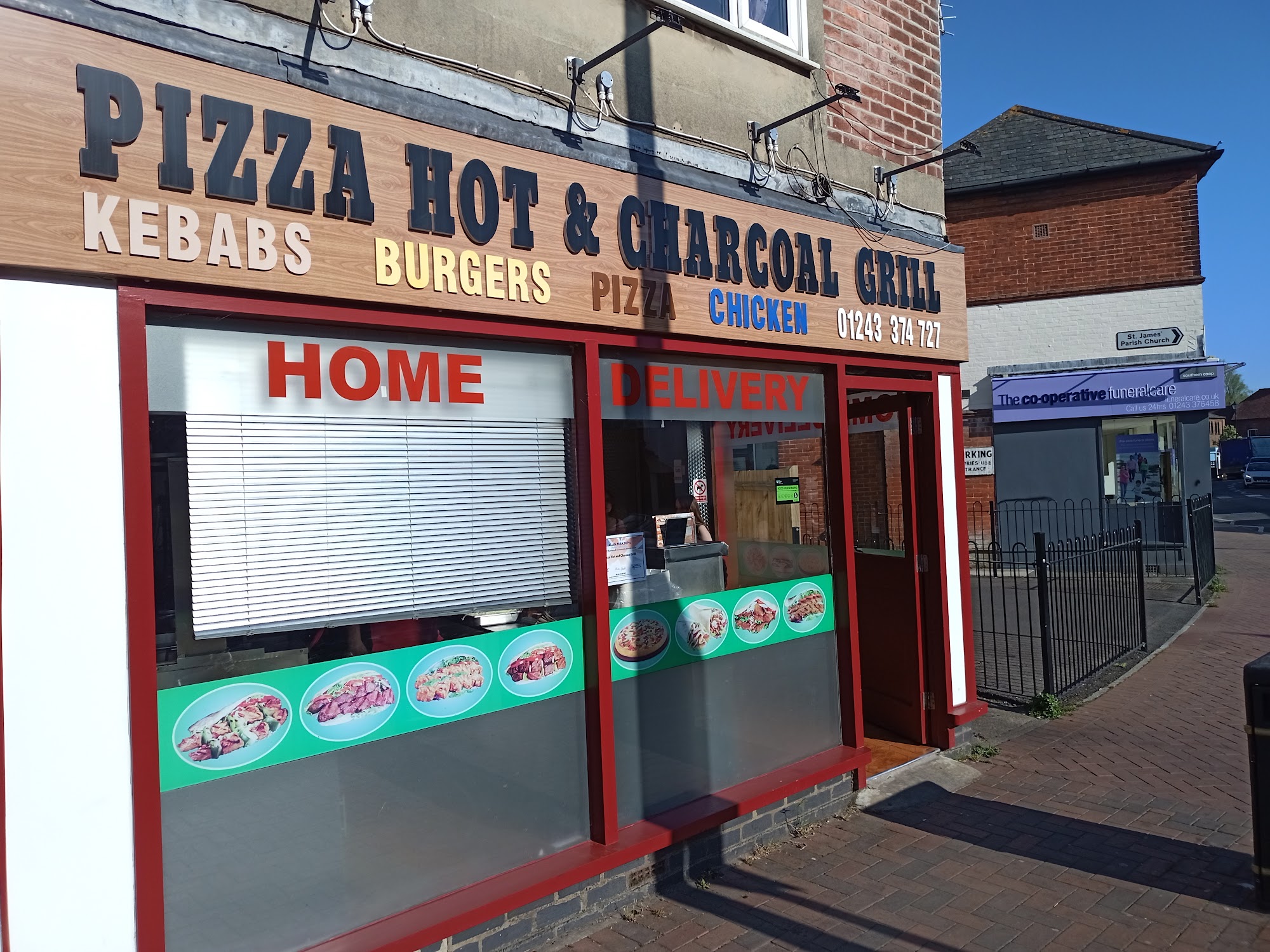 Pizza Hot Charcoal Grill 33 North St, Emsworth