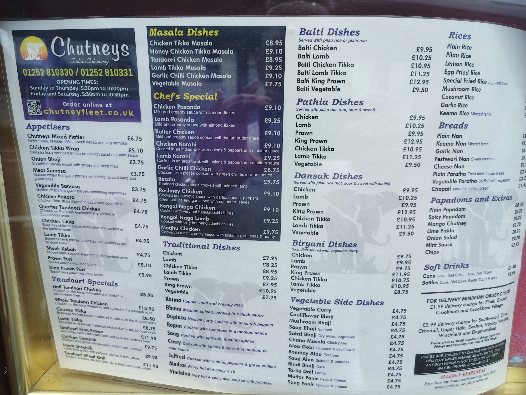 Chutneys 355 Fleet Rd, Fleet