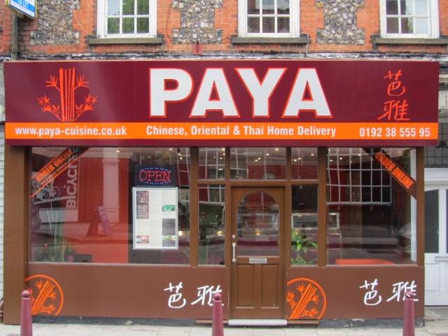 PAYA Cuisine (Radlett) Menu