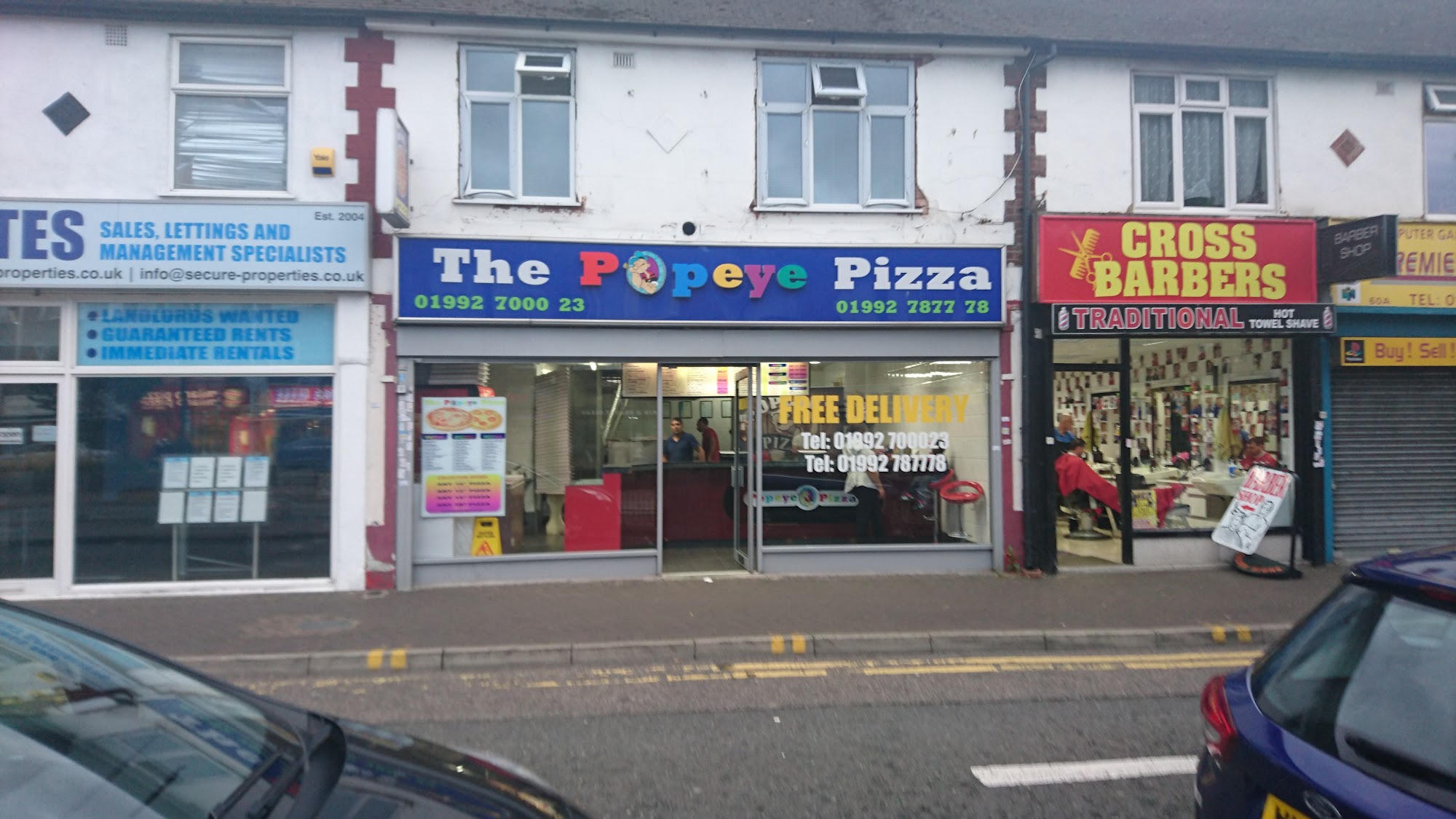 The Popeye Pizza 62 High St, Waltham Cross