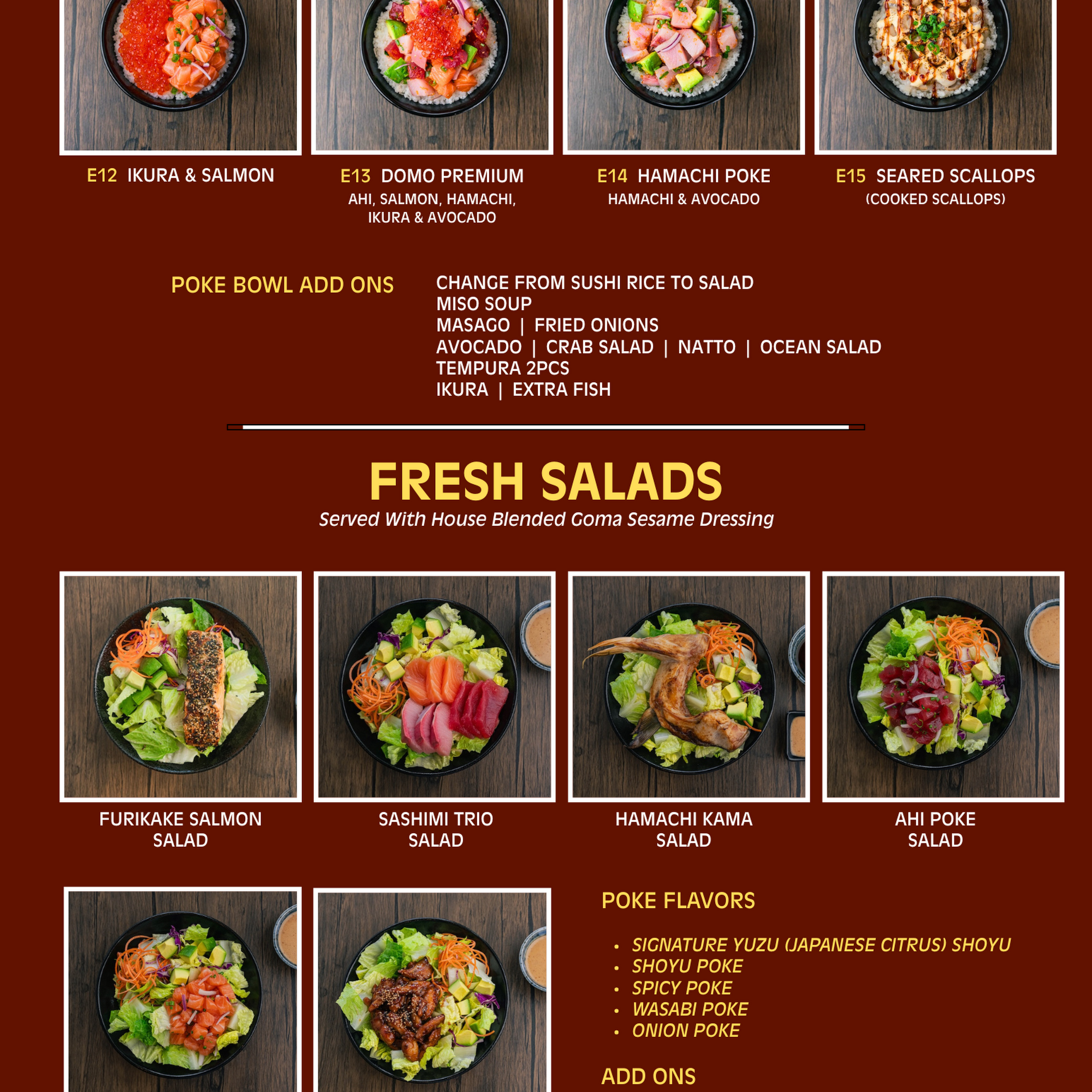 Domo Cafe | Pearl Kai Menu