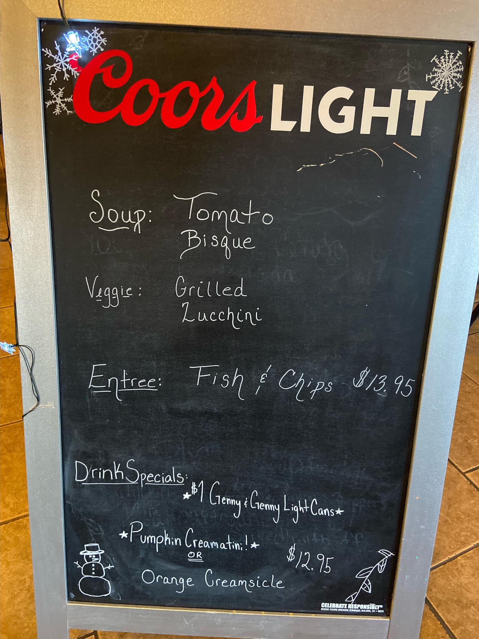 Mulligan's Bar & Grill Menu