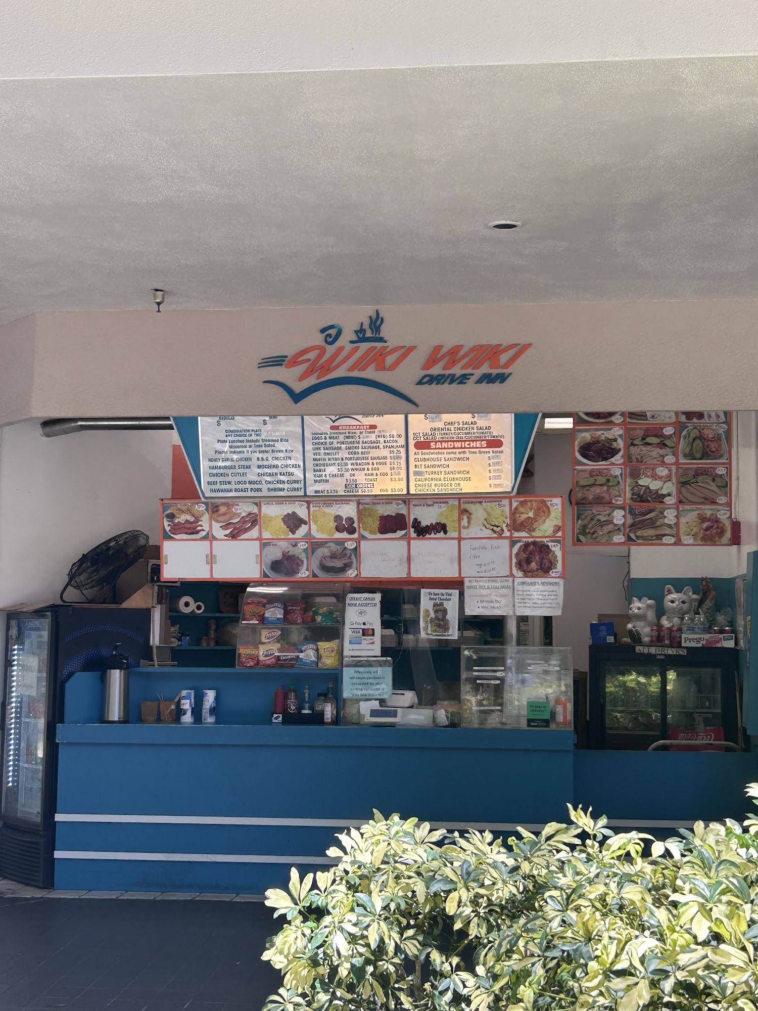 Wiki Wiki Drive Inn Menu