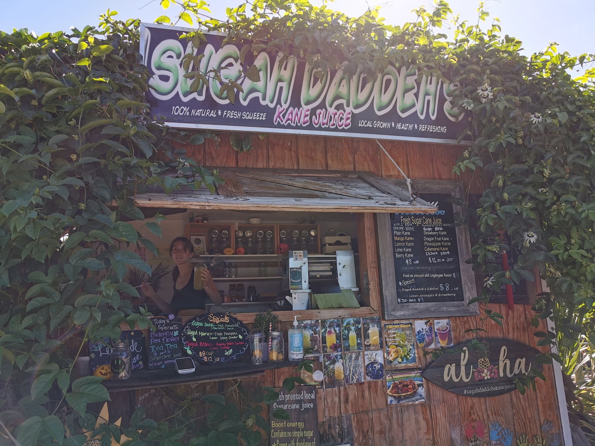 Sugah Daddeh's Kane Juice Menu