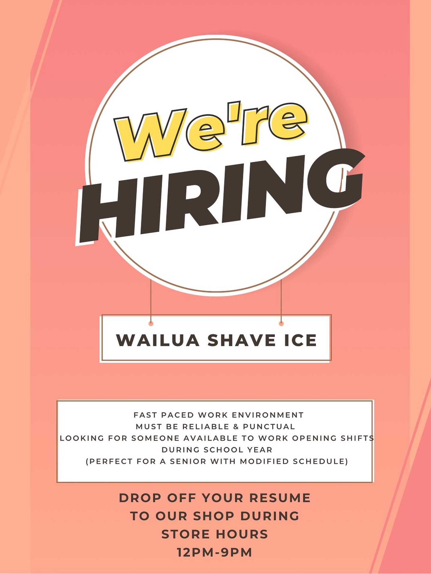 Wailua Shave Ice Kapaa