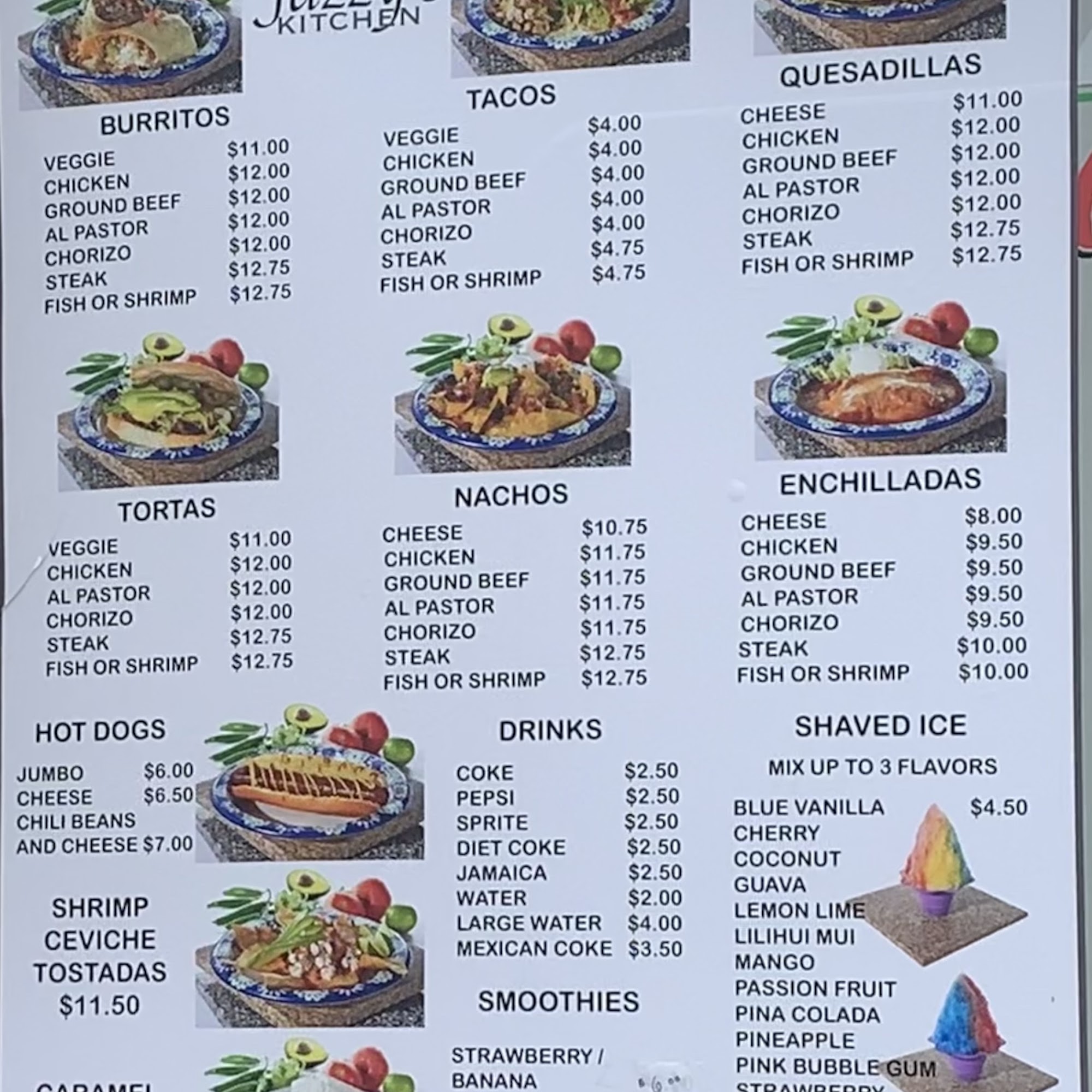 Jazzy's Kitchen Mexican foodtruck Kihei