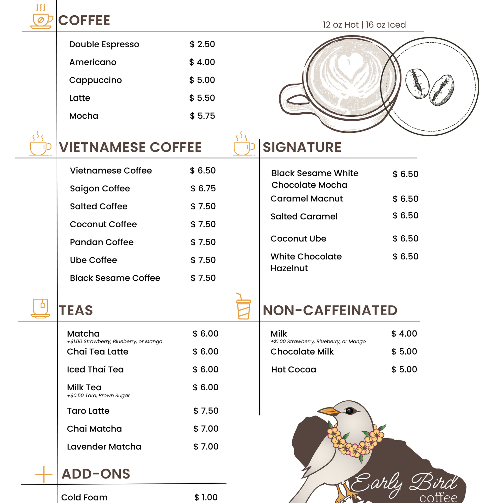 Early Bird Coffee Kihei