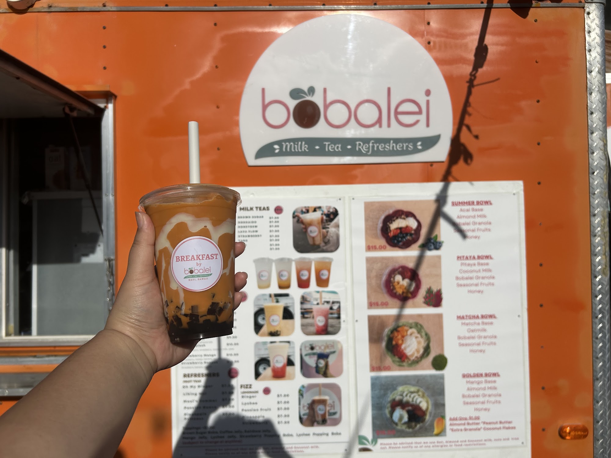 Bobalei Menu