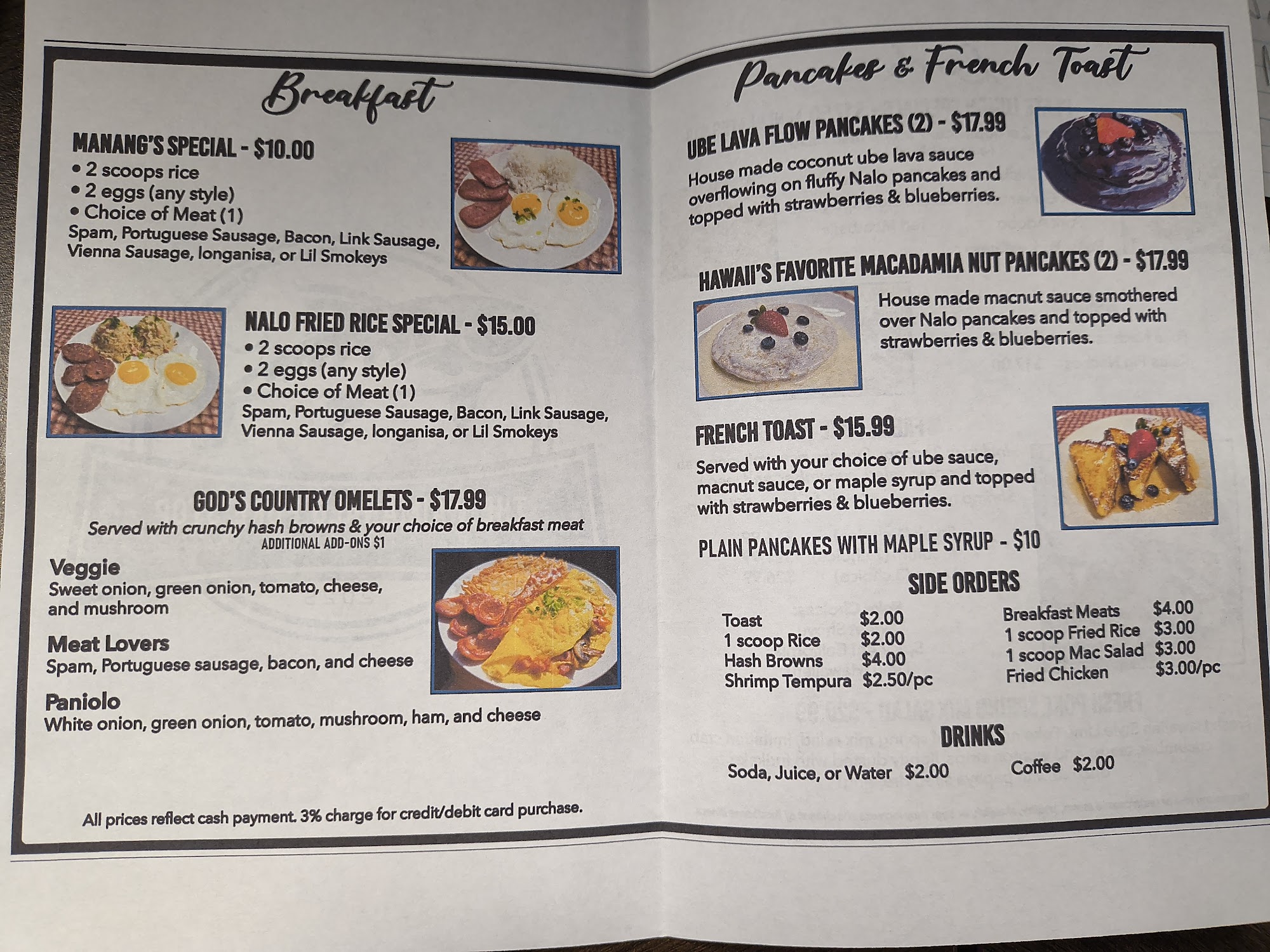 Waimanalo Poke Stop Menu