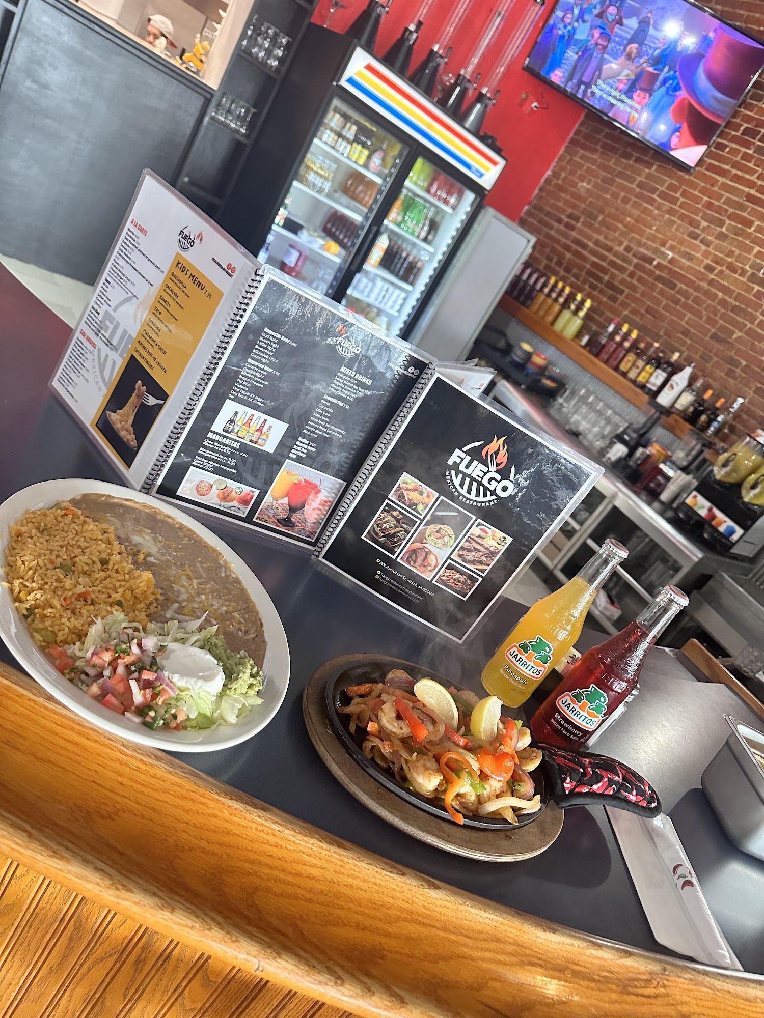 Fuego Mexican restaurant Menu