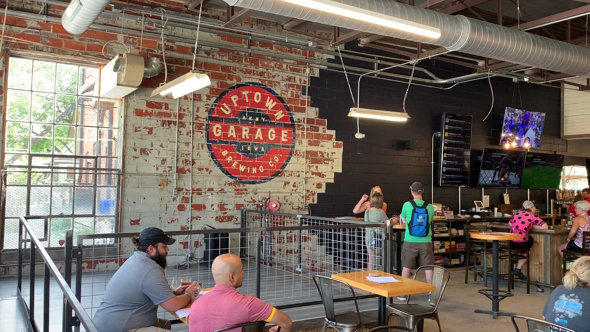 Uptown Garage Brewing Co. Menu