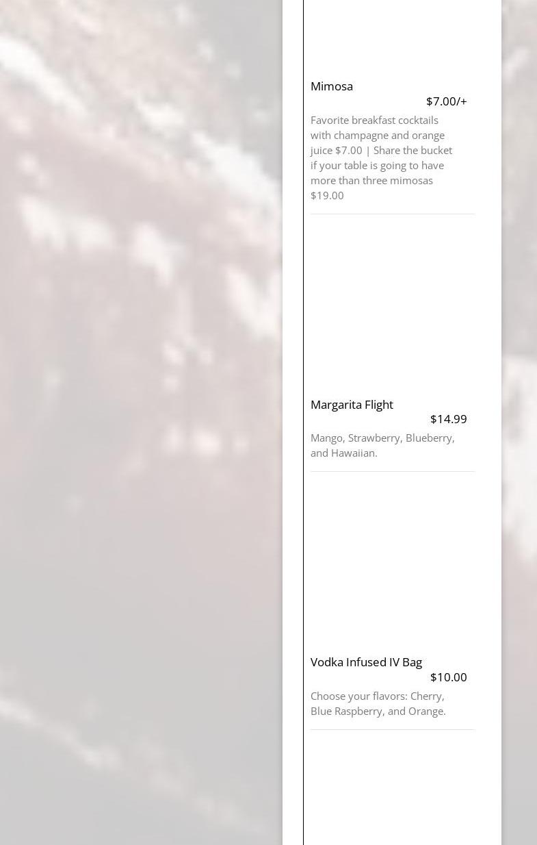 Mullets - Uptown Ankeny Menu