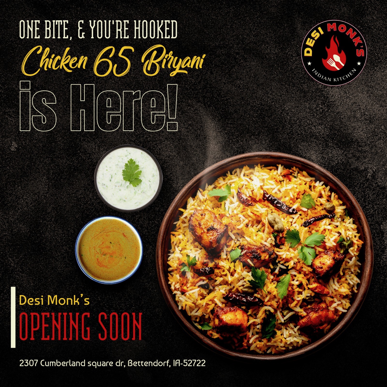 Desi Monks - Authentic South and North Indian Restaurant Menu